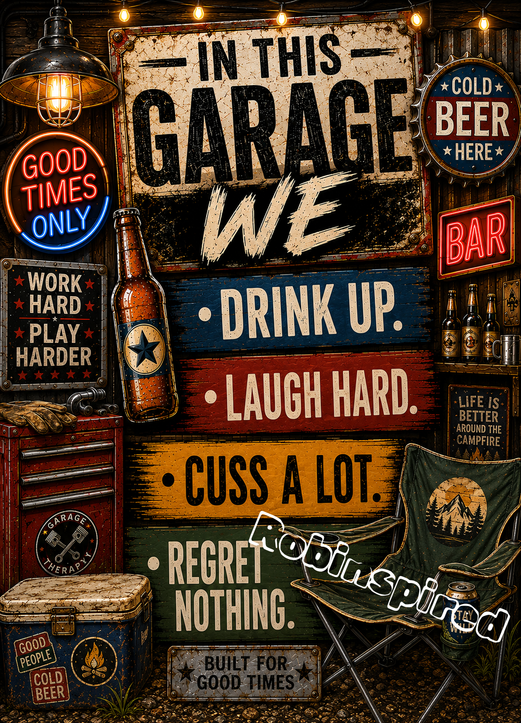 In this garage