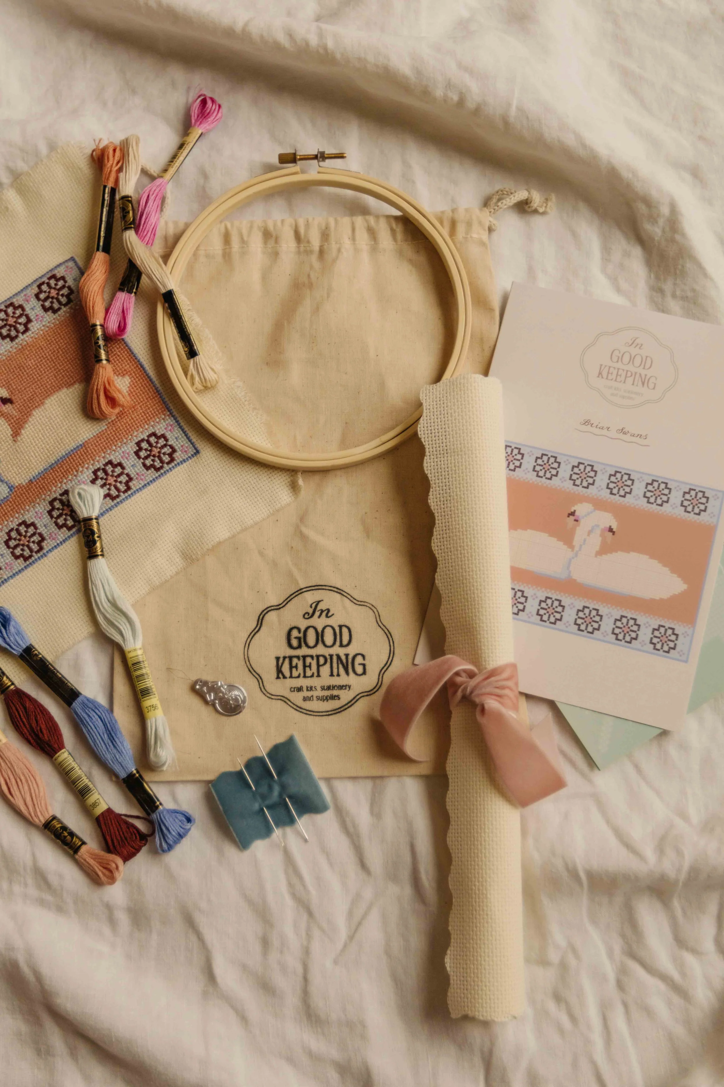 Brian Swans Cross Stitch Kit