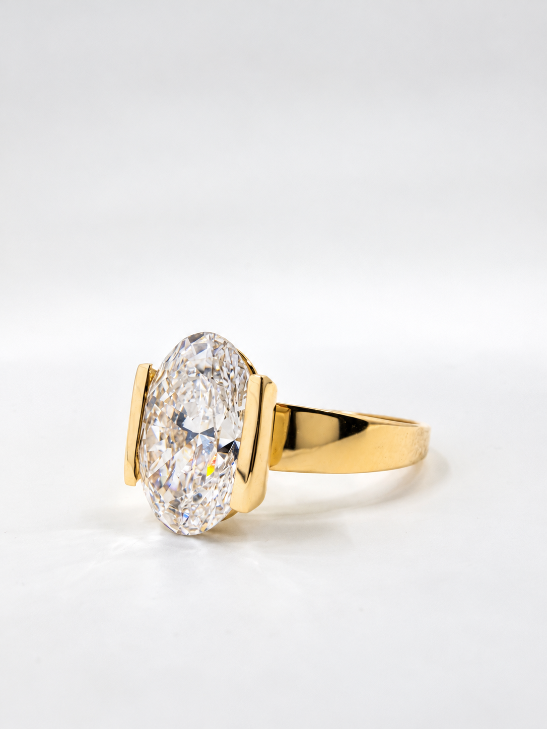 4.04 Carat Oval Diamond Ring