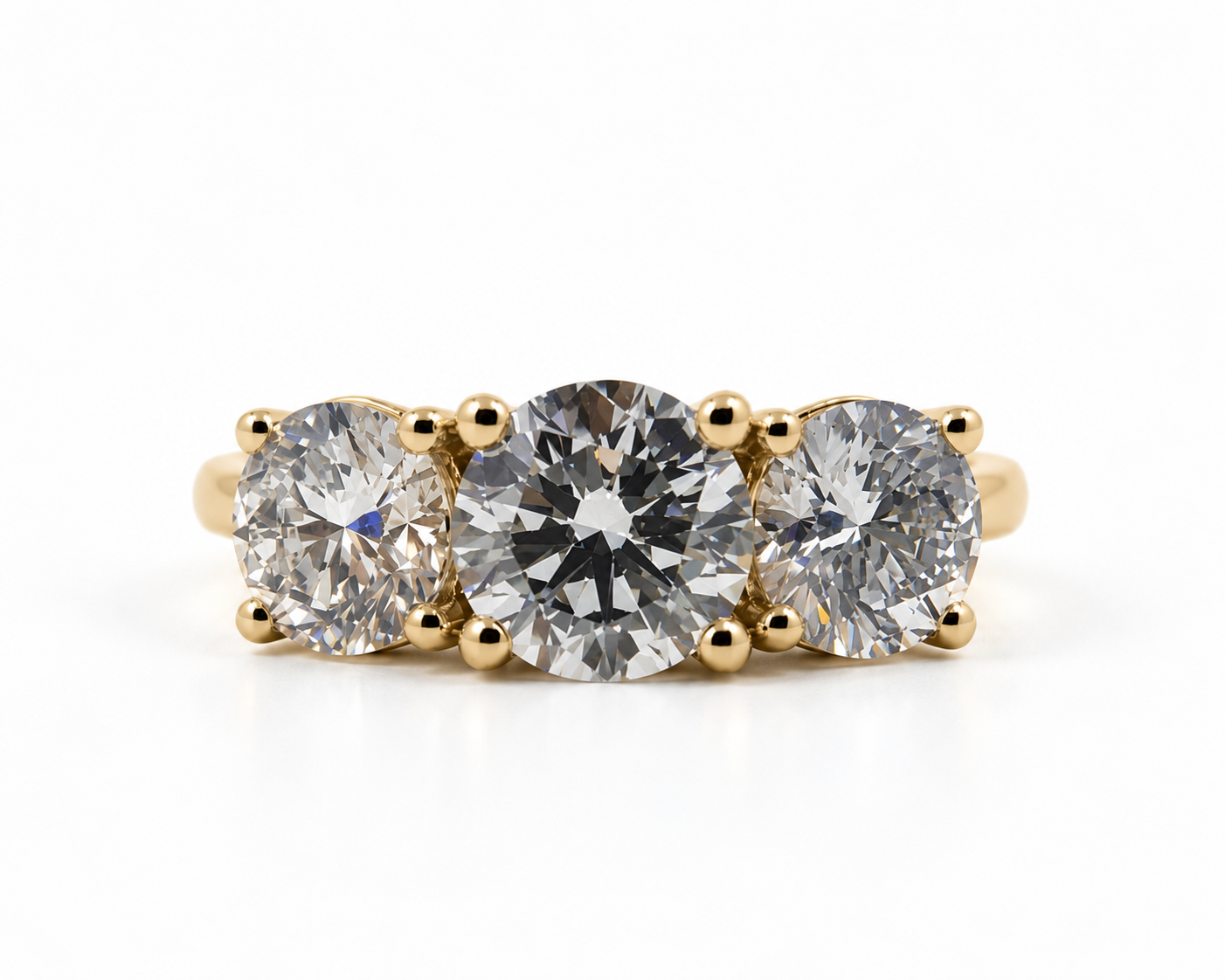 2.39 CT Diamond Three-Stone Ring