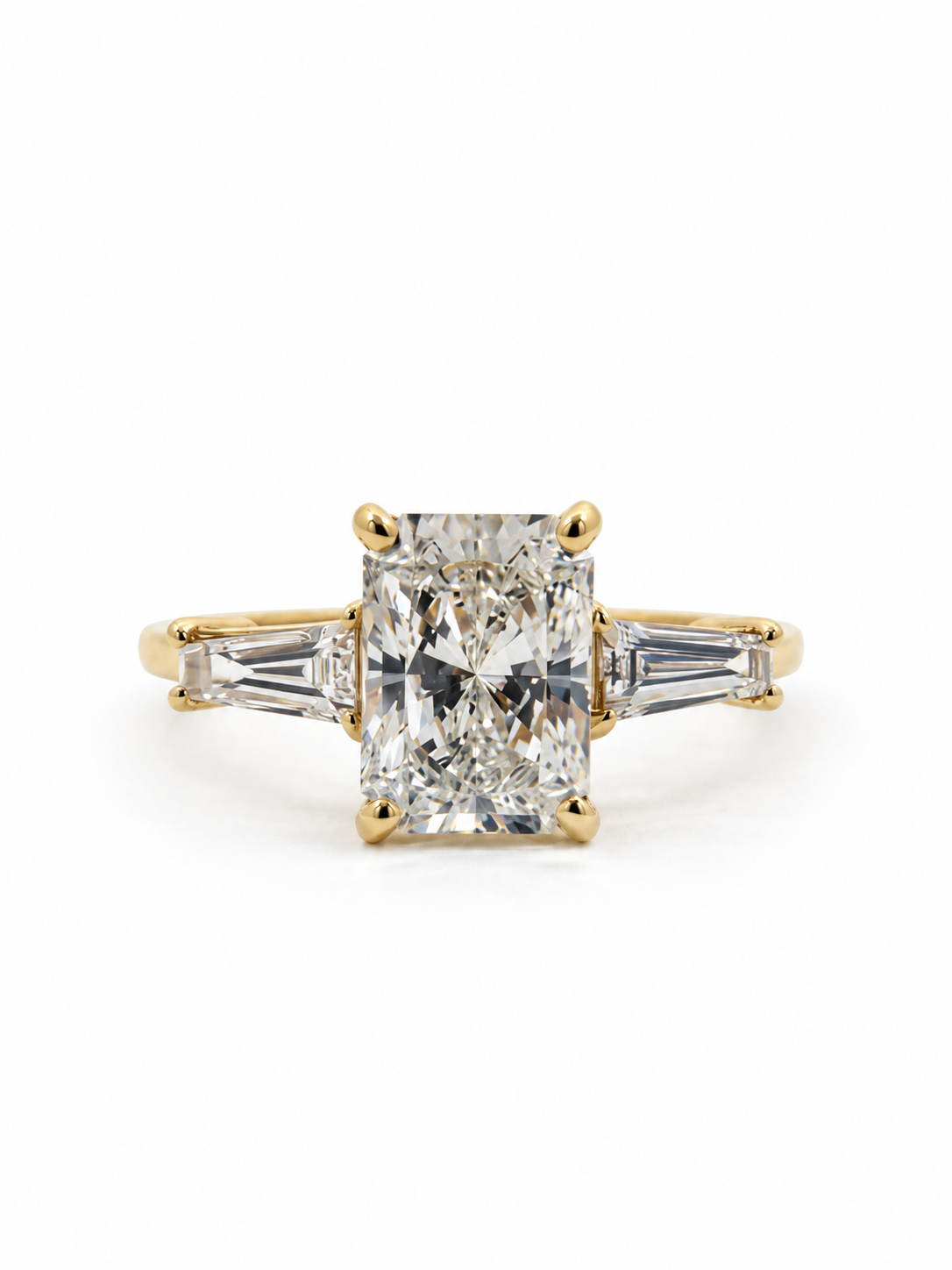 1.95 Carat Diamond Three-Stone Ring