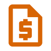 Icon of a cash register with a dollar sign.