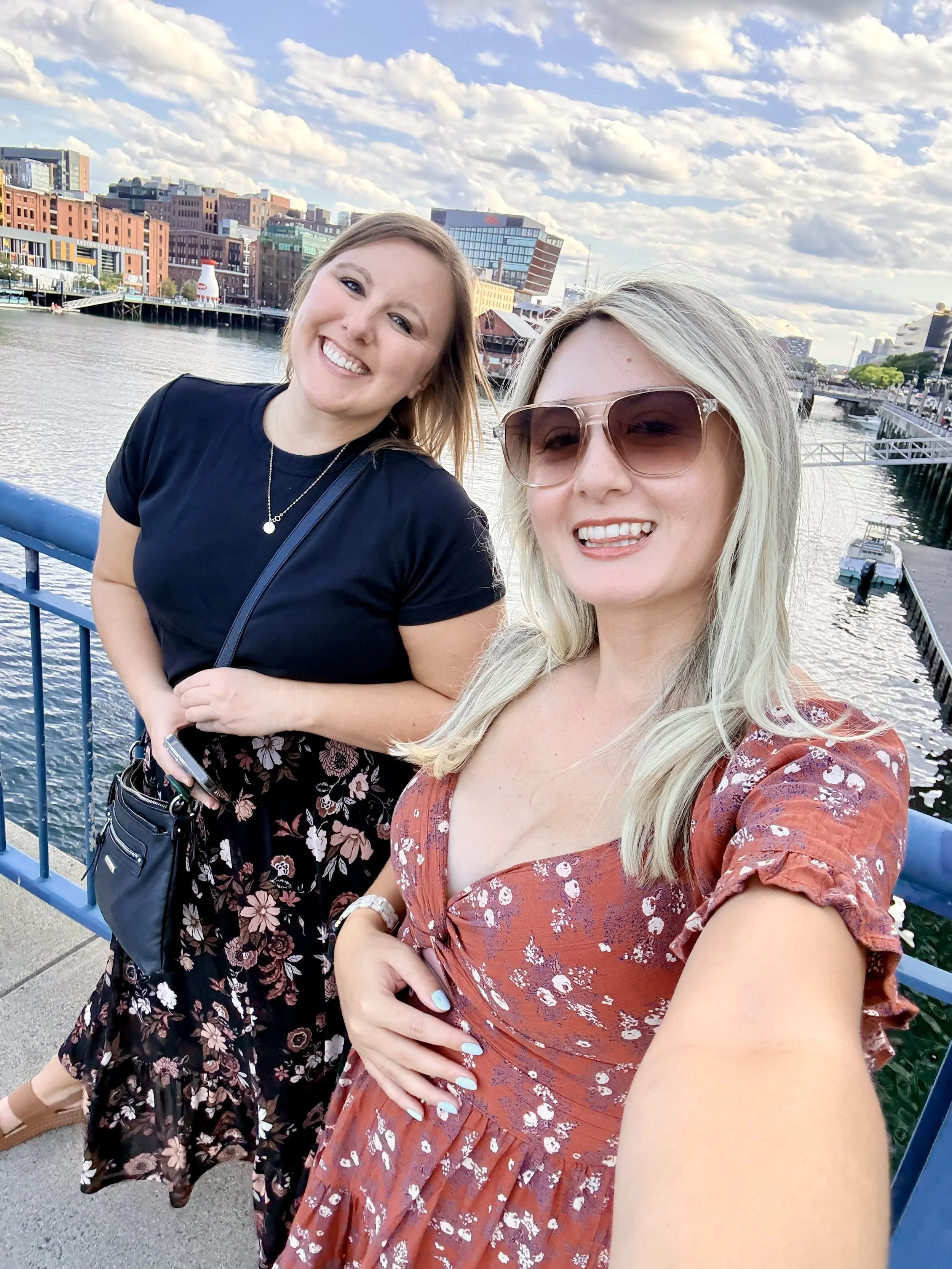 Katie and Alyssa in Boston, Massachusetts