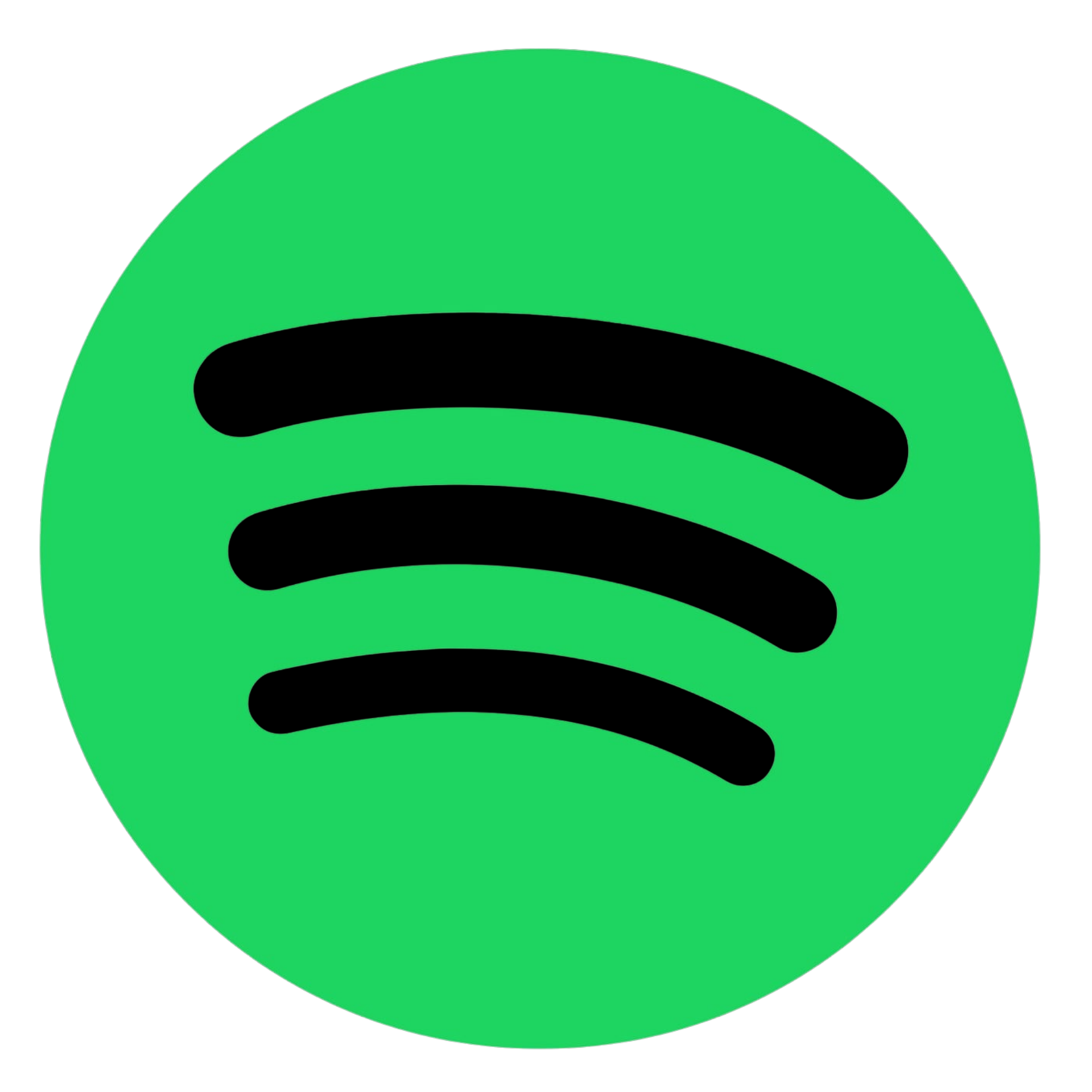 Close-up of a green Wi-Fi signal icon on a black background.