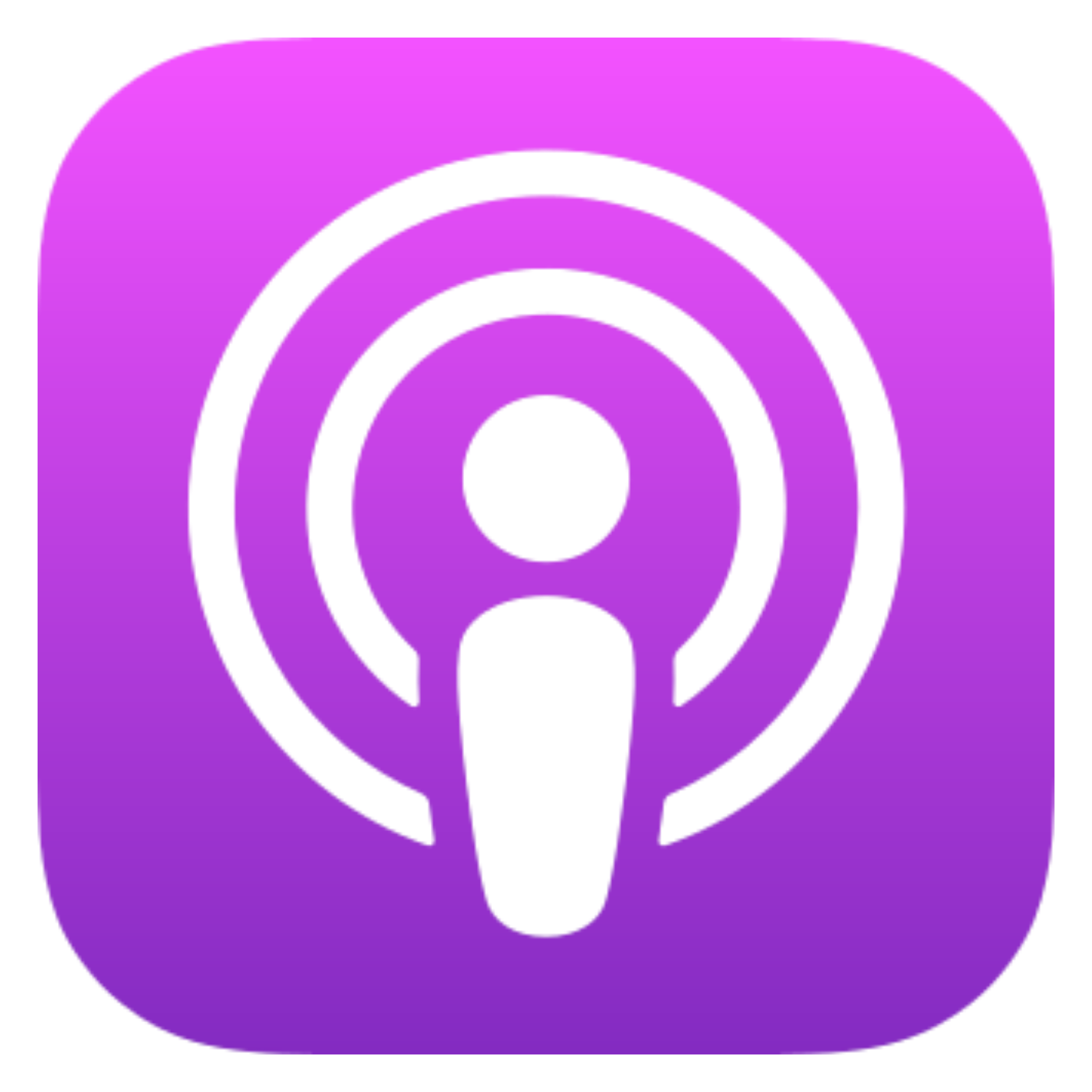 Purple Wi-Fi symbol with concentric circles radiating outward.