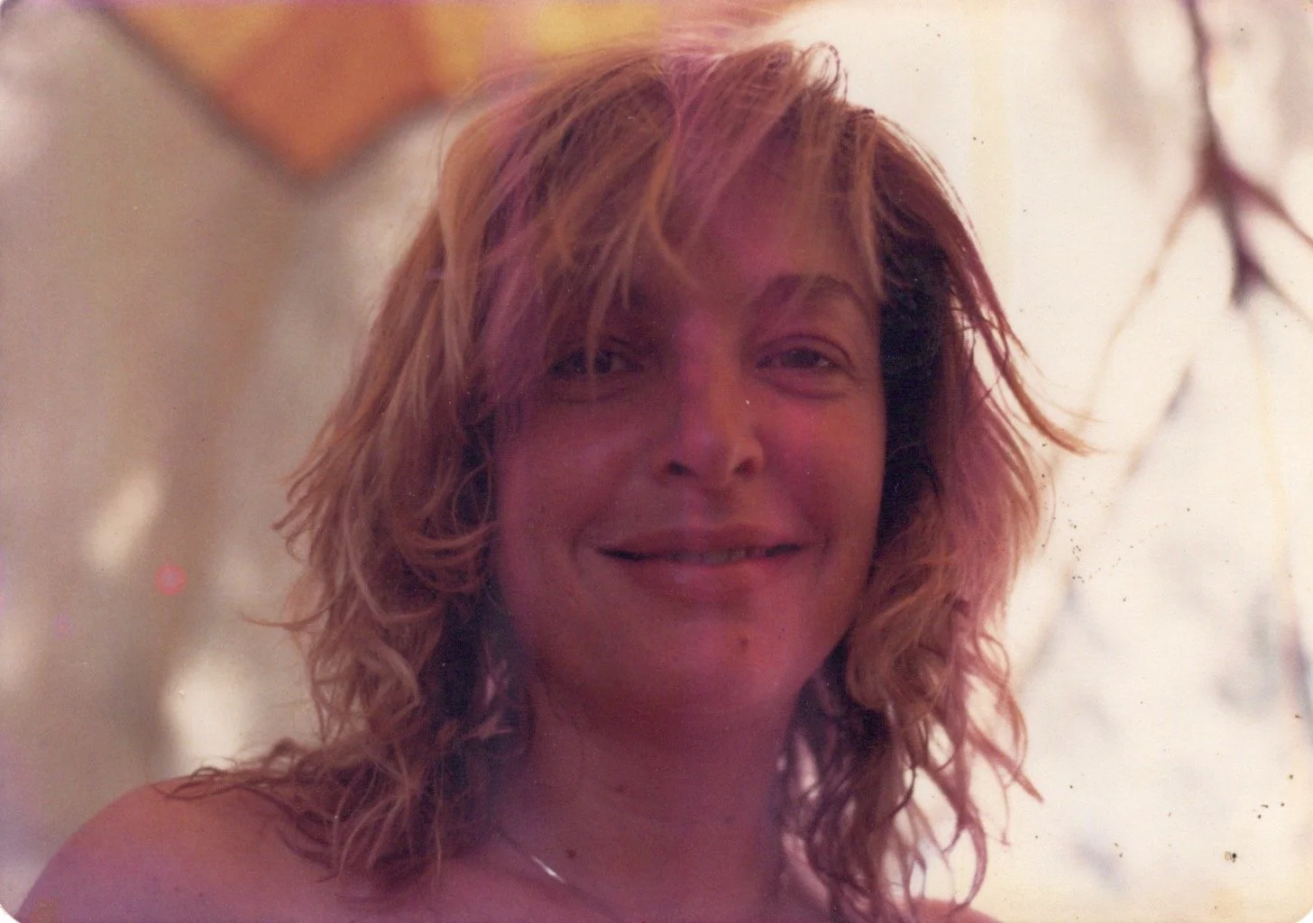 Diana’s old girlfriend Annette, when they camped together on a beach in Mulege, Mexico. 1986.