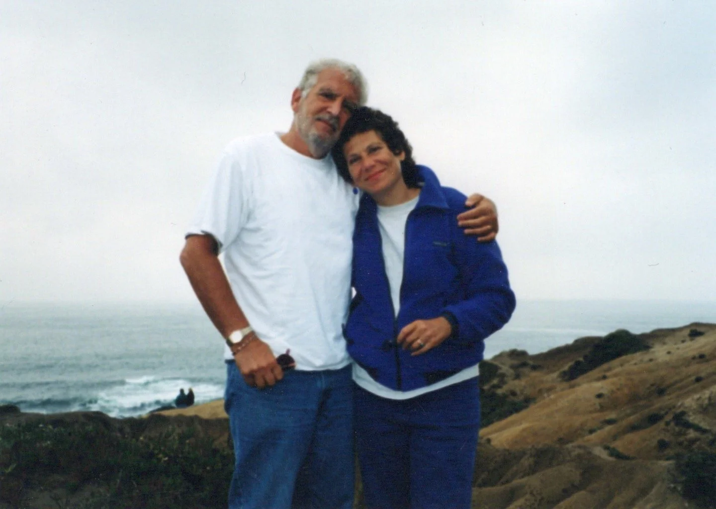 Diana and her brother Roger when they traveled to South America together in 2002. The photo was taken by Roberta.