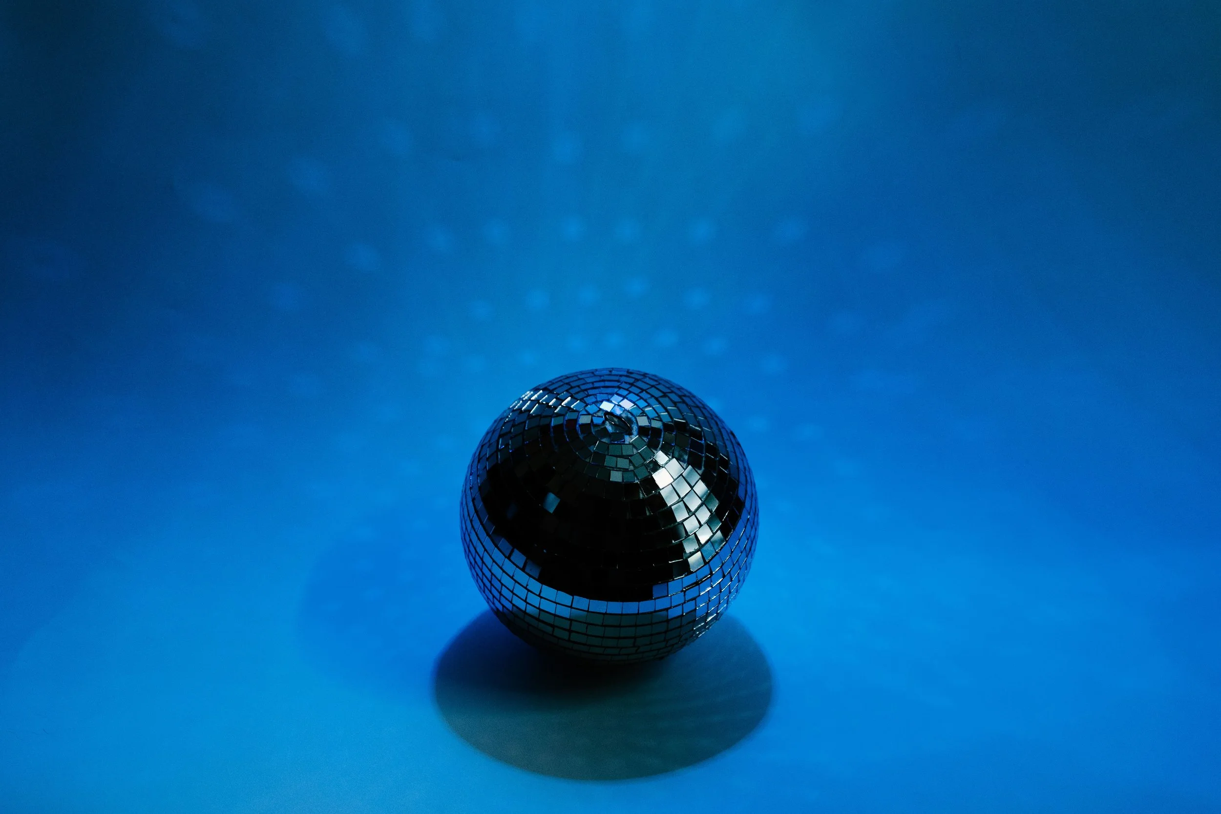 Disco ball representing PartyCrashers DJs event entertainment