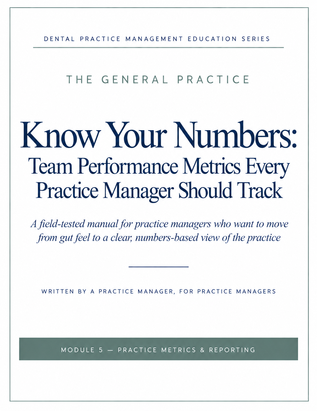 Know Your Numbers: Team Performance Metrics Every Practice Should Track
