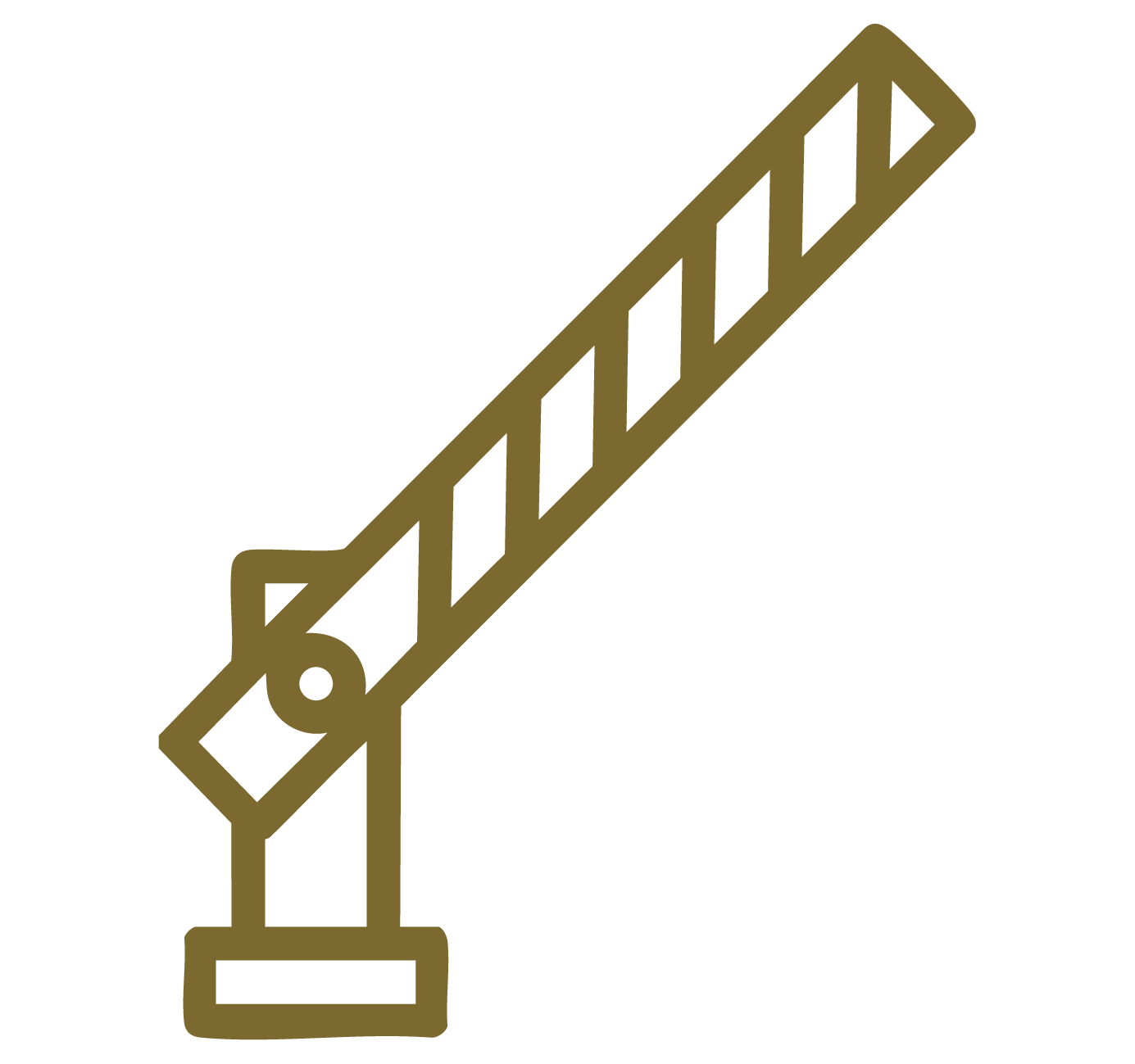 Illustration of a raised barrier gate