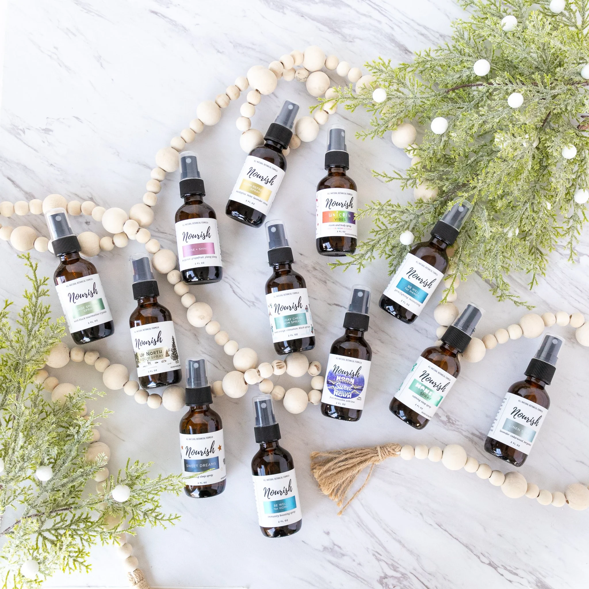Holiday Stocking Stuffers - Room Sprays by Nourish Natural Products