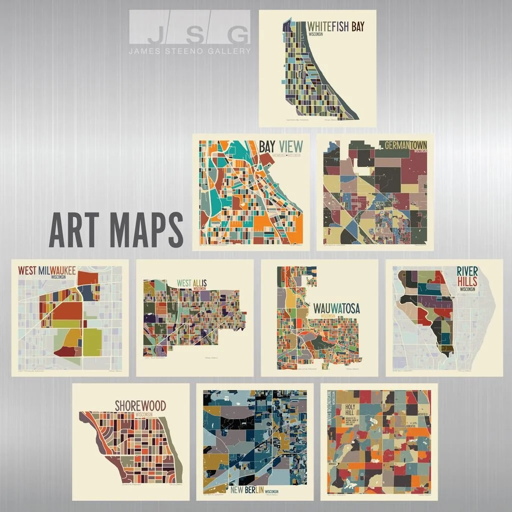 Art Maps by James Steeno