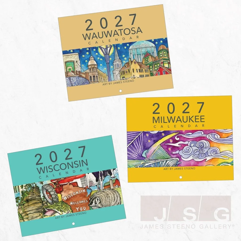 2027 Watercolor Calendars by James Steeno