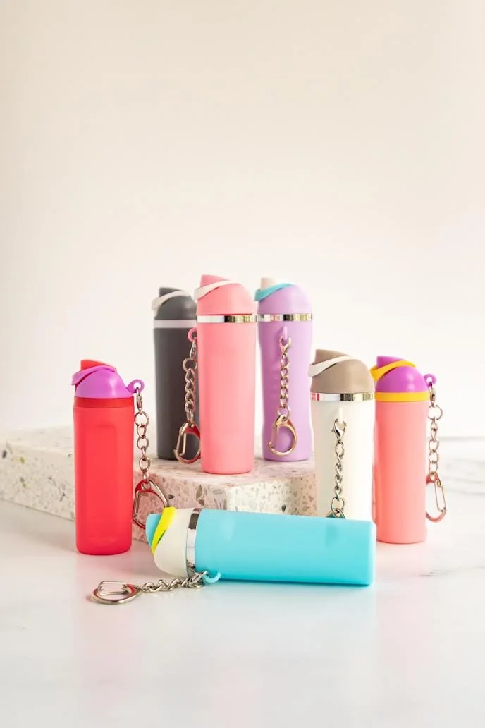 Owala Keychain Lip Balm Holder (includes 1 Nourish Lip Balm)