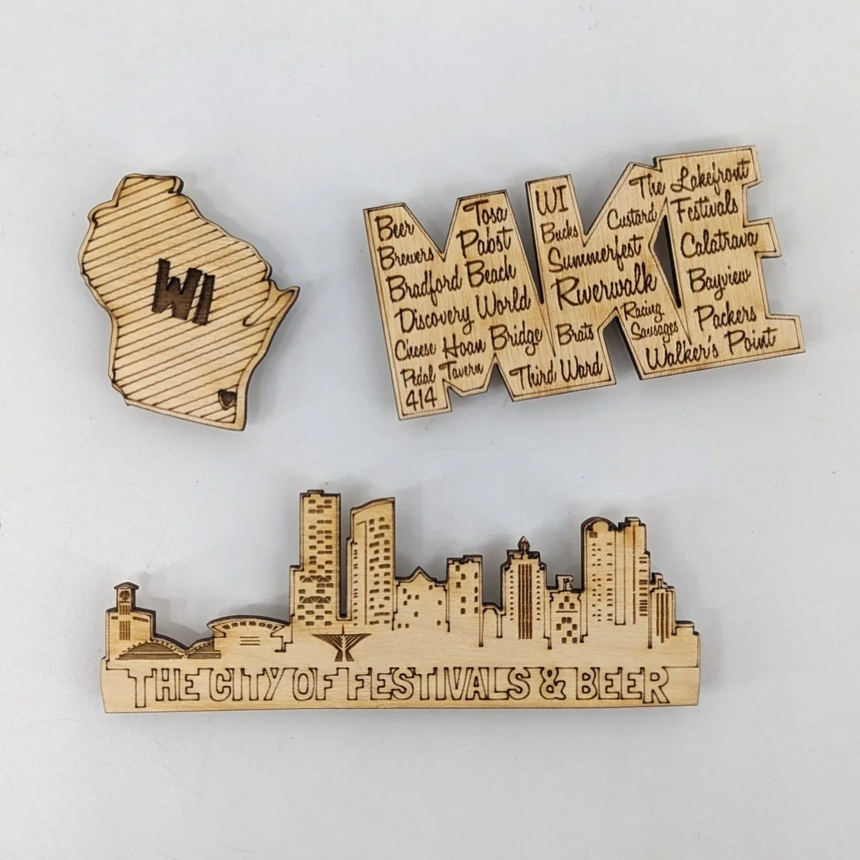 Milwaukee Magnet Gift Set by Makery Maven