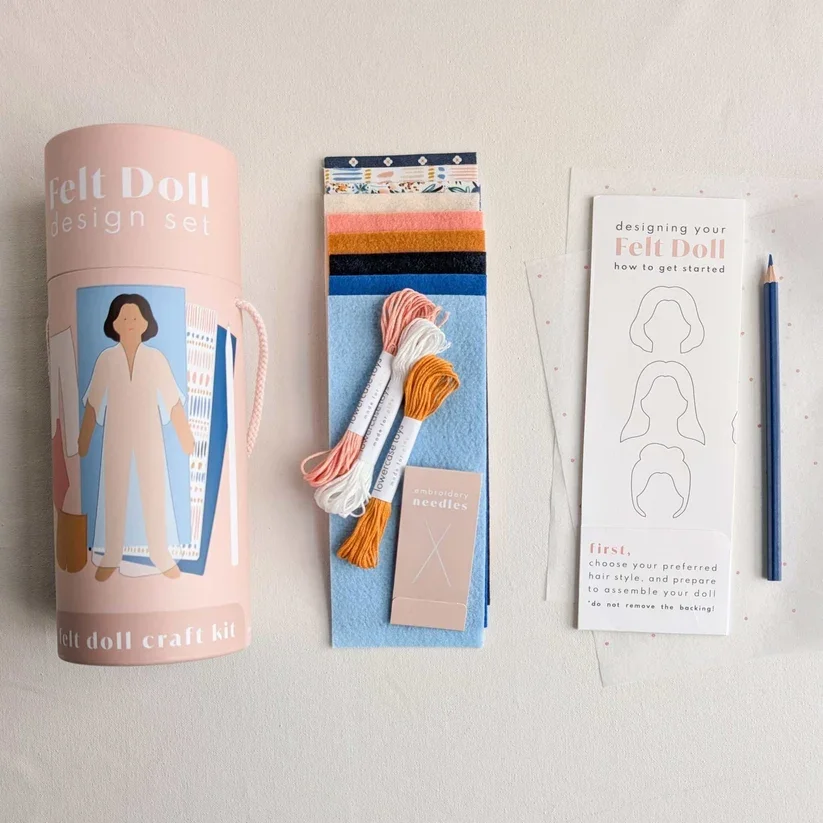 Dune Design Set- Felt Doll Craft Kit