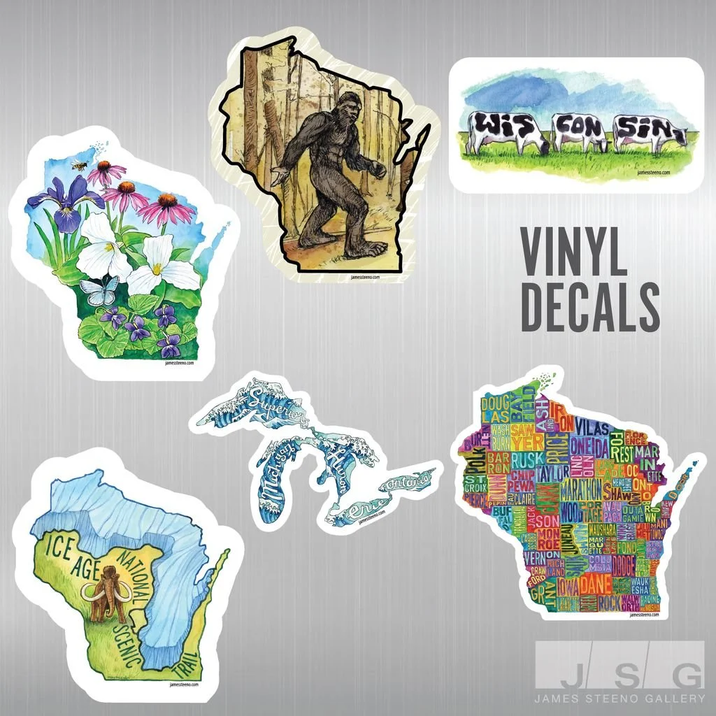 Waterproof Stickers by James Steeno