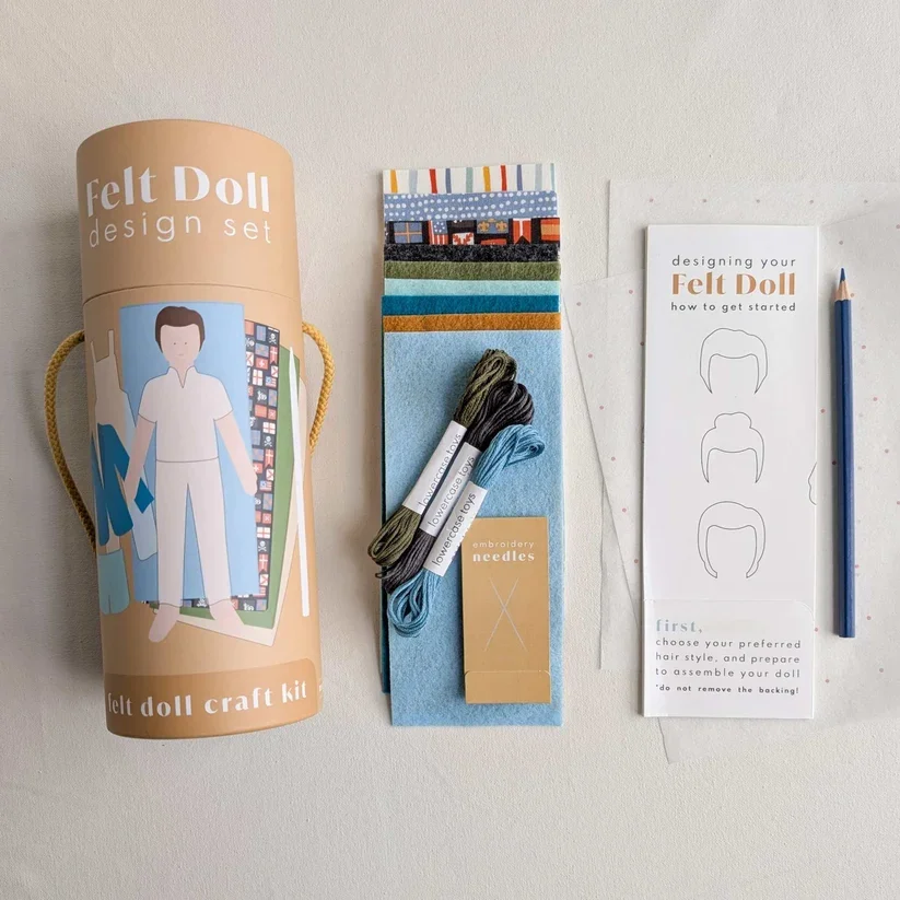 Cape Design Set - Paper Doll Craft Kit