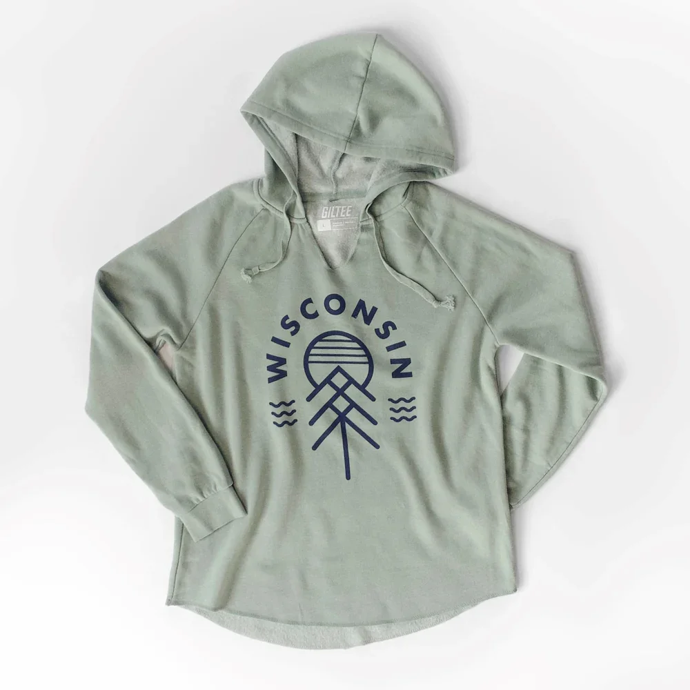 The Wisconsin Native Women’s Hoodie by Giltee