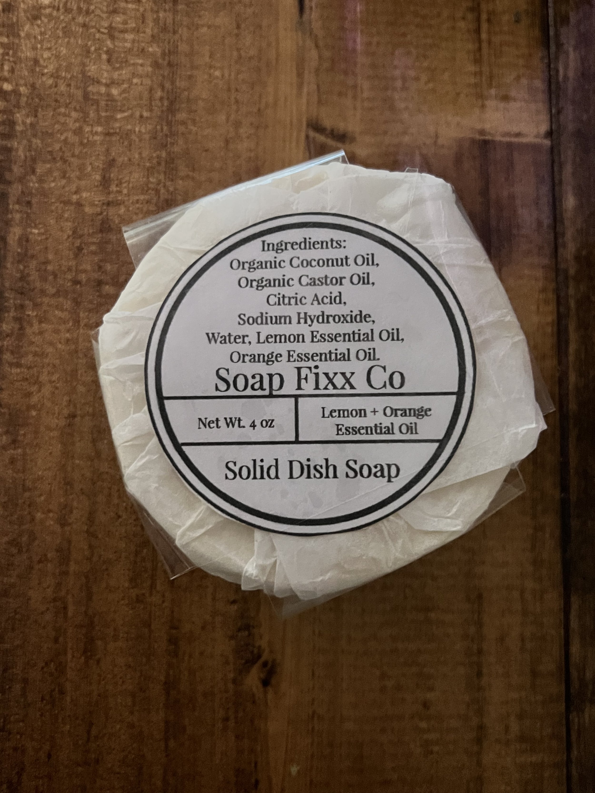 Solid Dish Soap by Soap Fixx Co.