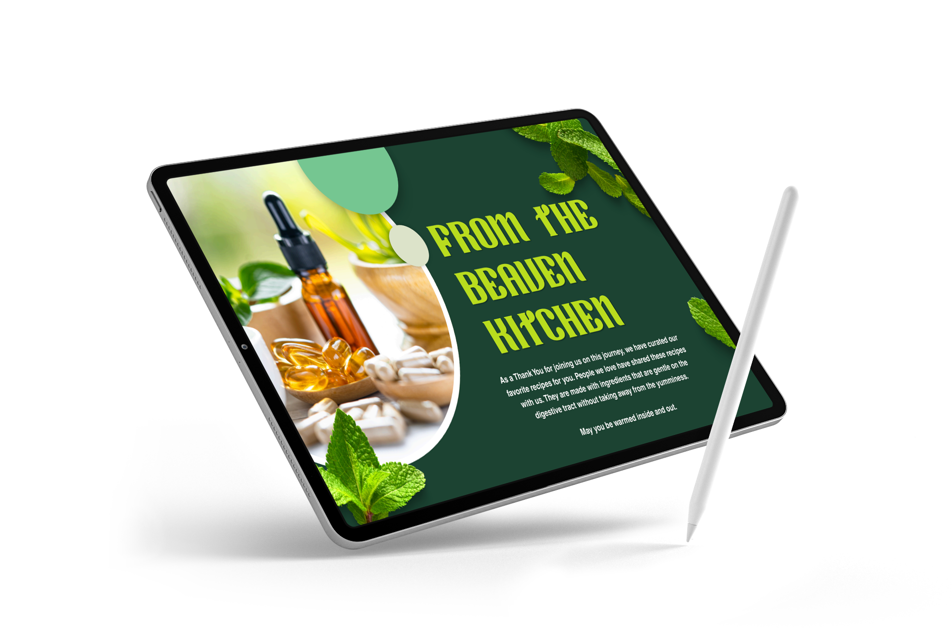 From the Beaven Kitchen Recipes PDF Guide iPad Mockup