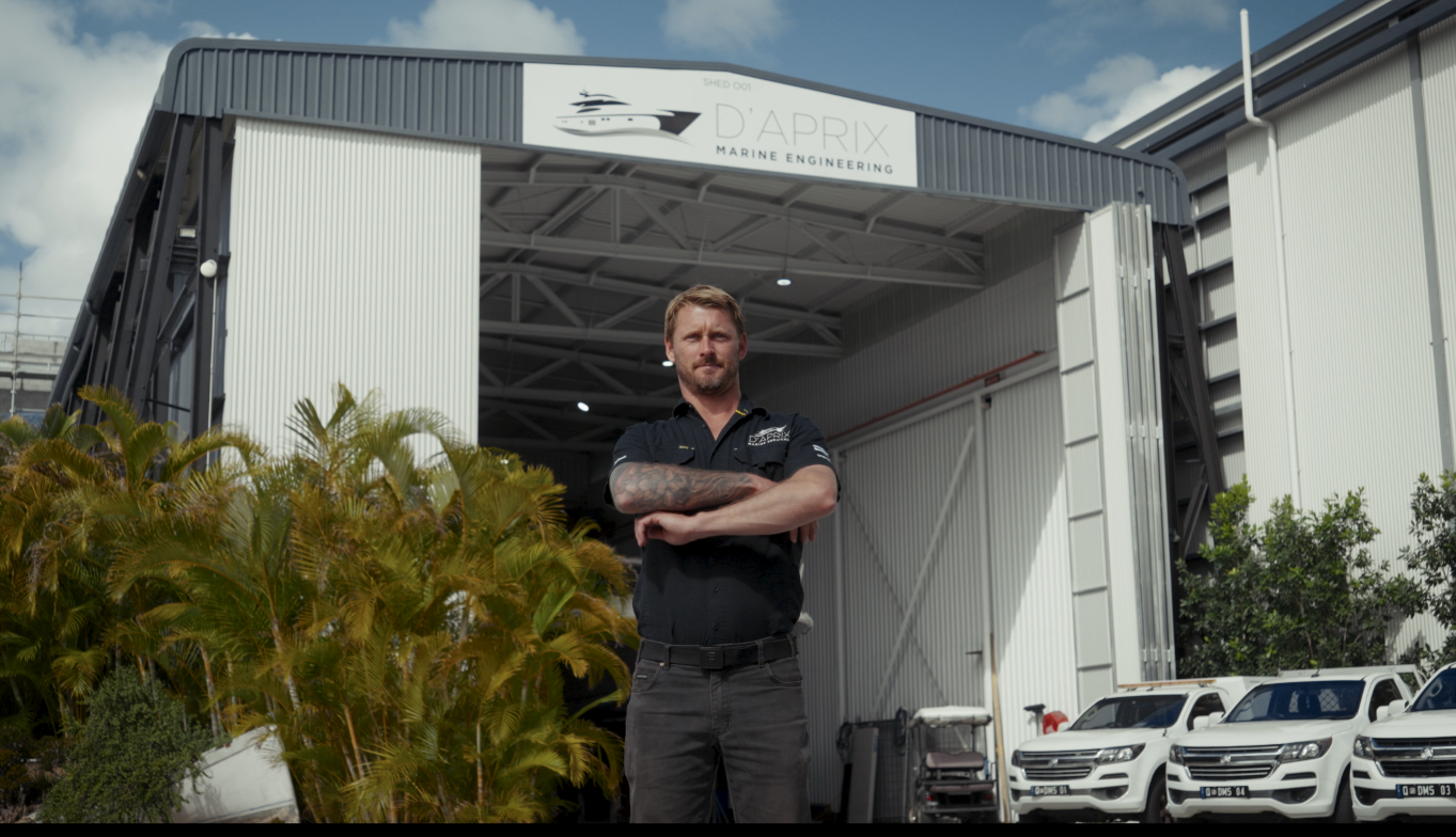 Tim D’Aprix of D’Aprix Marine Services is a specialist marine engineering company based at The Boat Works on Queensland’s Gold Coast