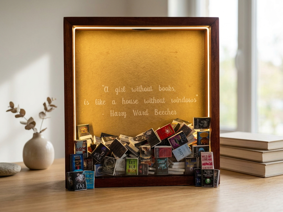 Year of Books Shadow Box, 100 - 149