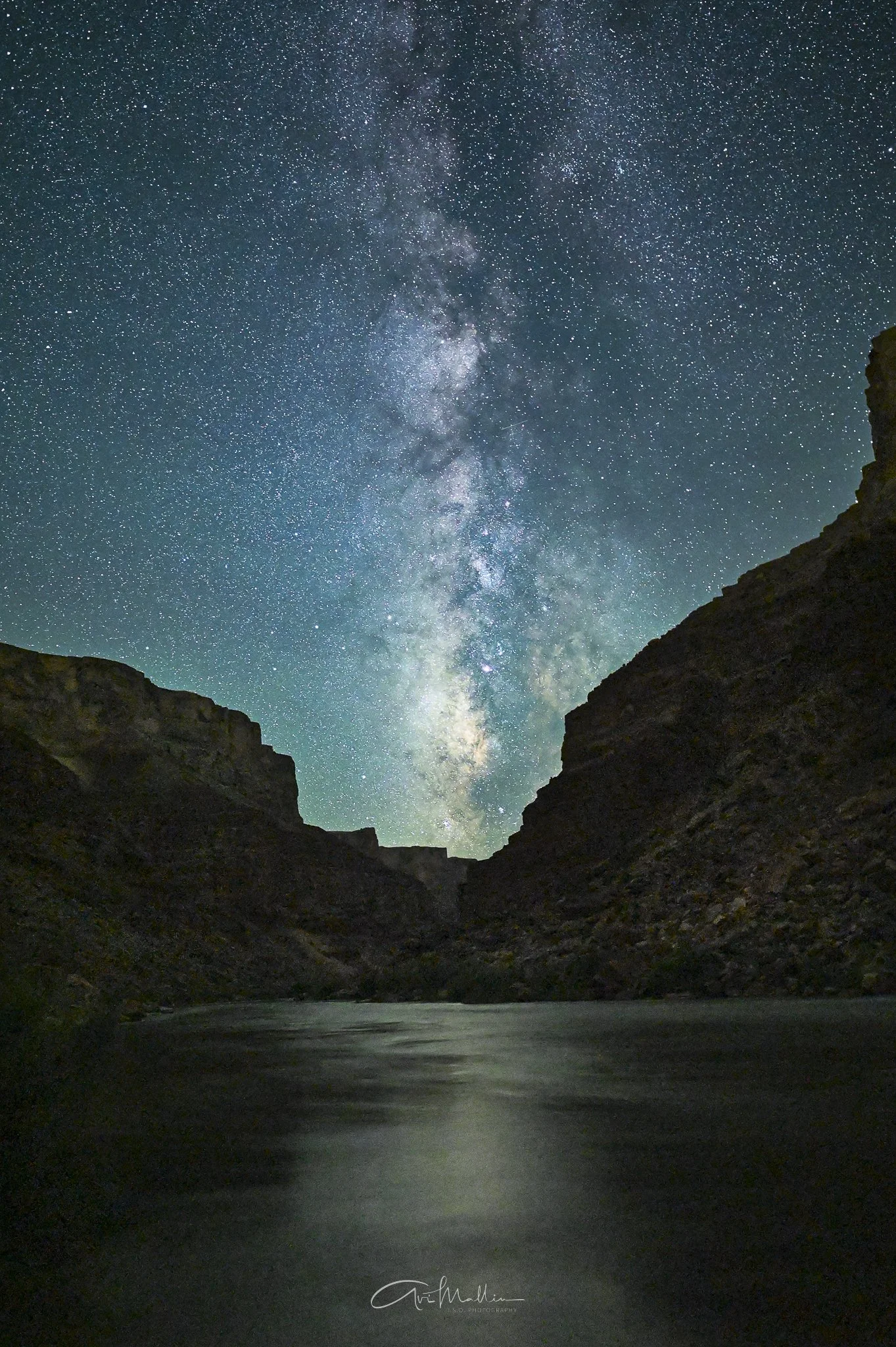Cosmos through the canyon