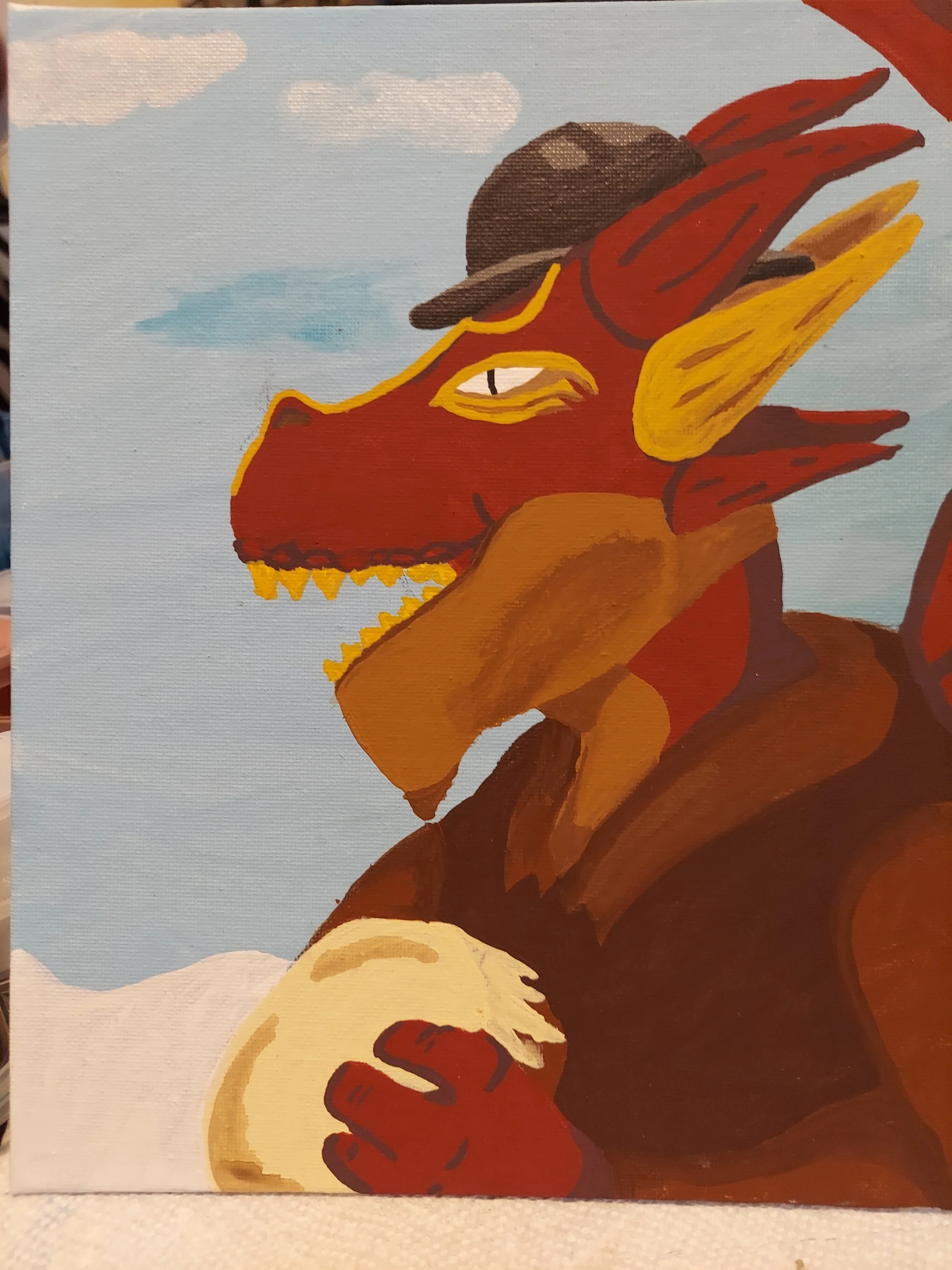 Custom Adventure's Portrait Canvas Painting 8x10
