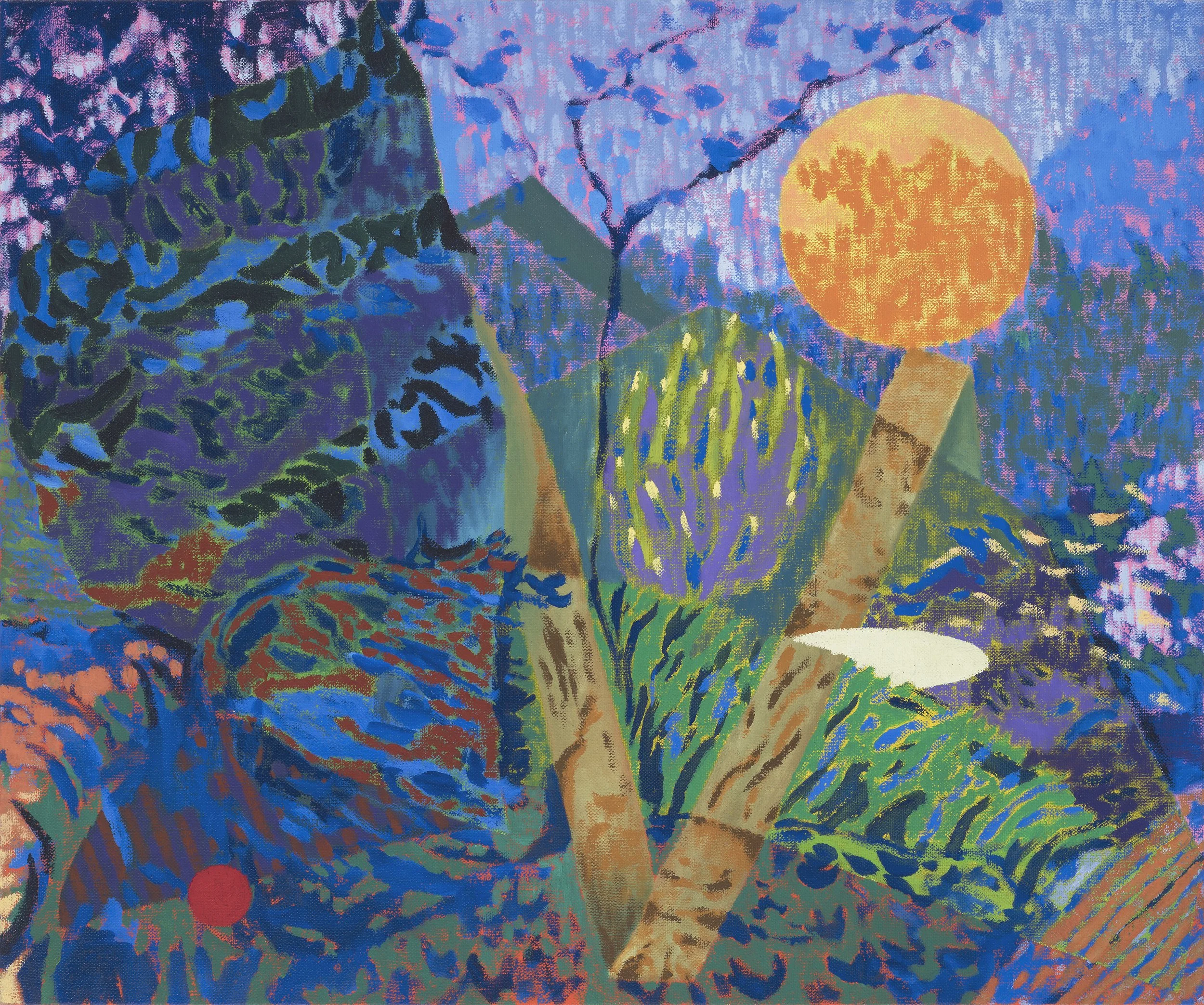 Super Moon, 2022, oil on linen. 50 x 60 cm. Photograph: Brenton McGeachie.