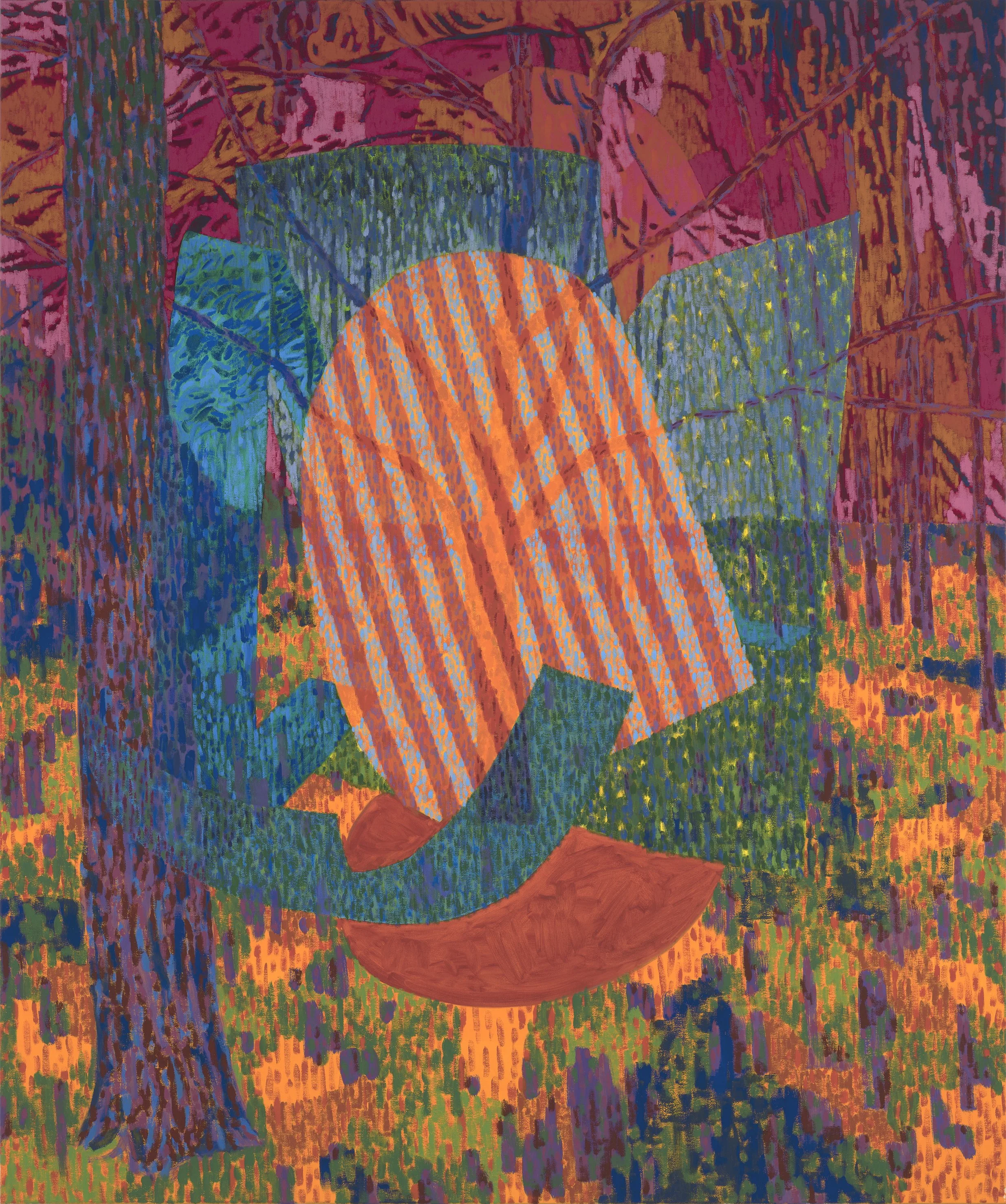 Performance, 2023, oil on canvas. 182 x 152 cm. Photograph: Brenton McGeachie.