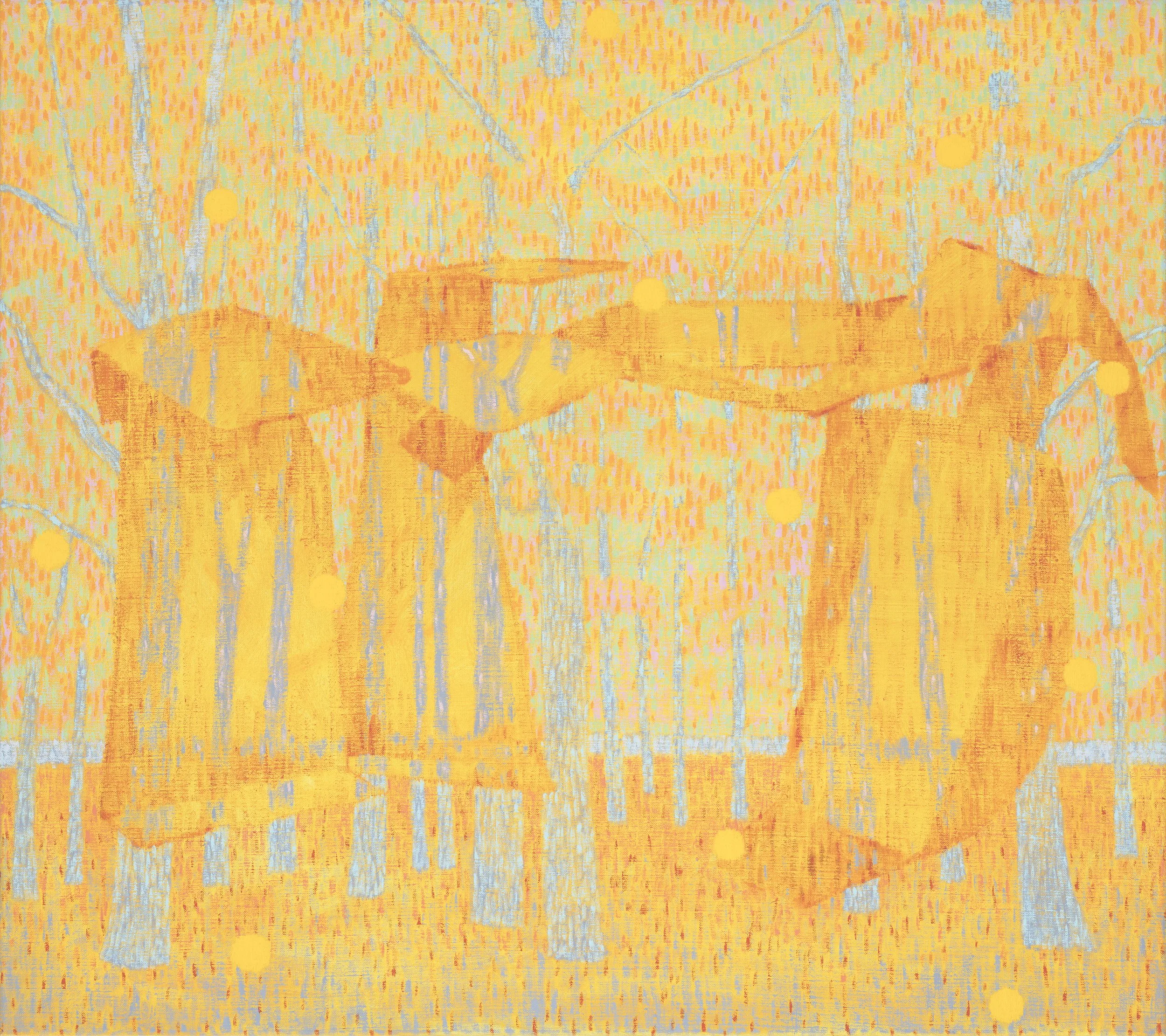 Transference, 2023, oil on linen. 81 x 92 cm. Photograph: Brenton McGeachie.