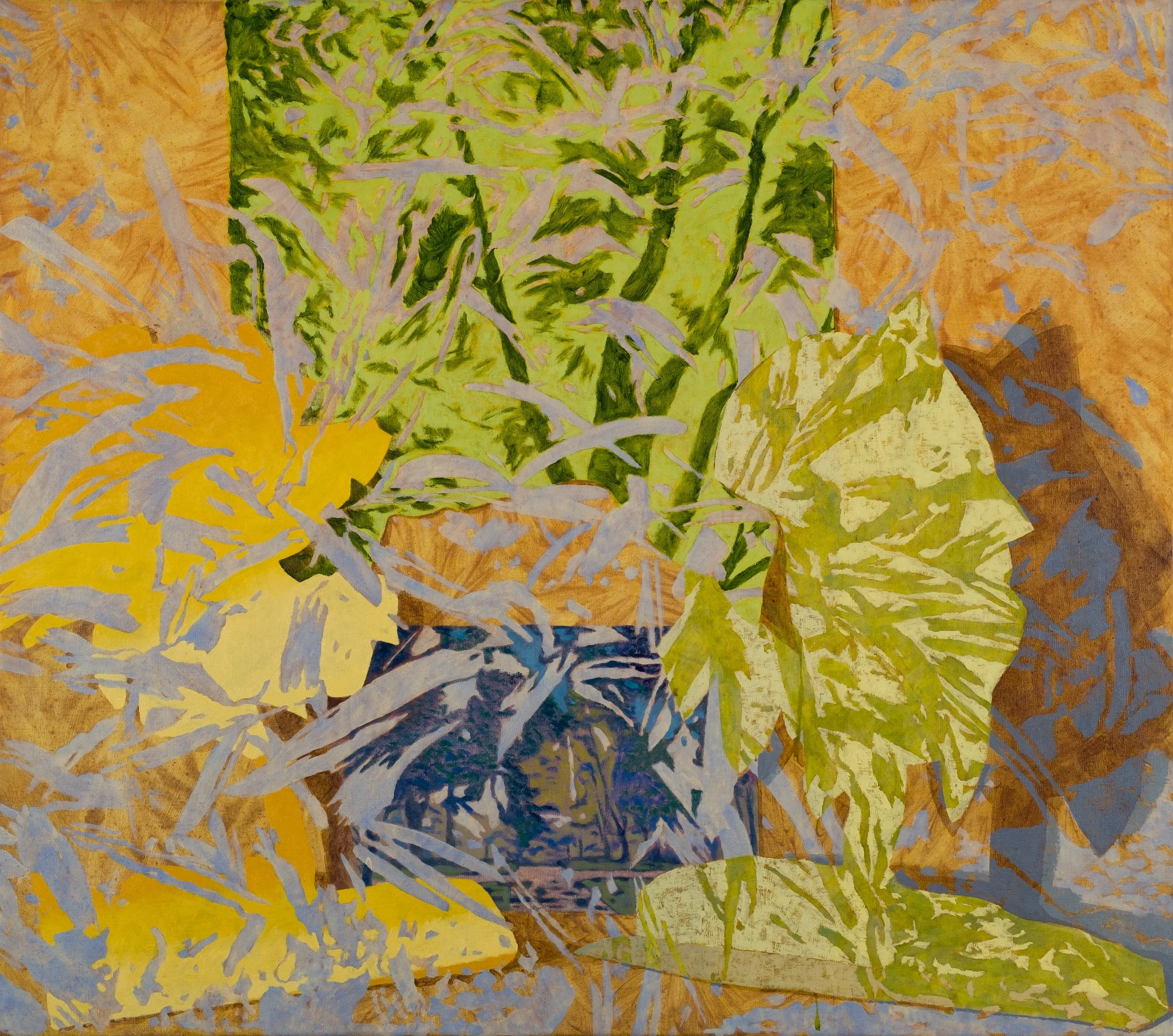 Totally Natural, 2025, oil and acrylic on linen. 76 x 86 cm. Photograph: Davide Carta.