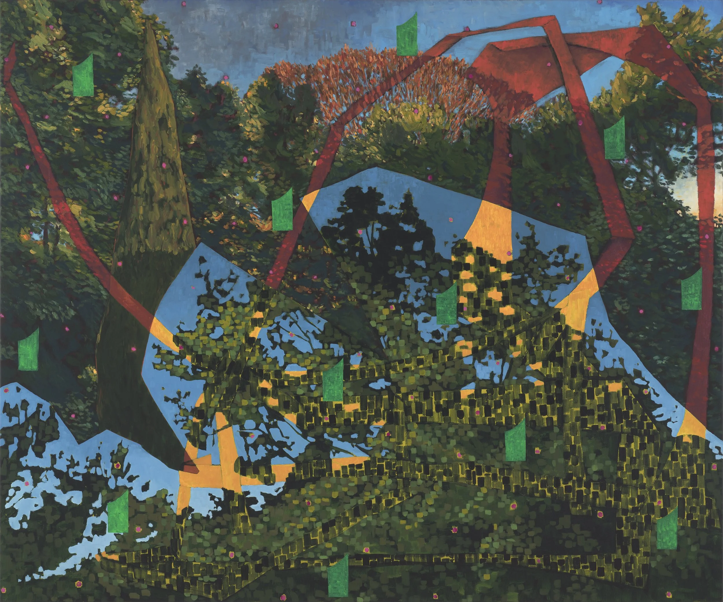 Twilight Amphitheatre, 2022, oil on canvas. 123 x 152 cm. Photograph: Brenton McGeachie.