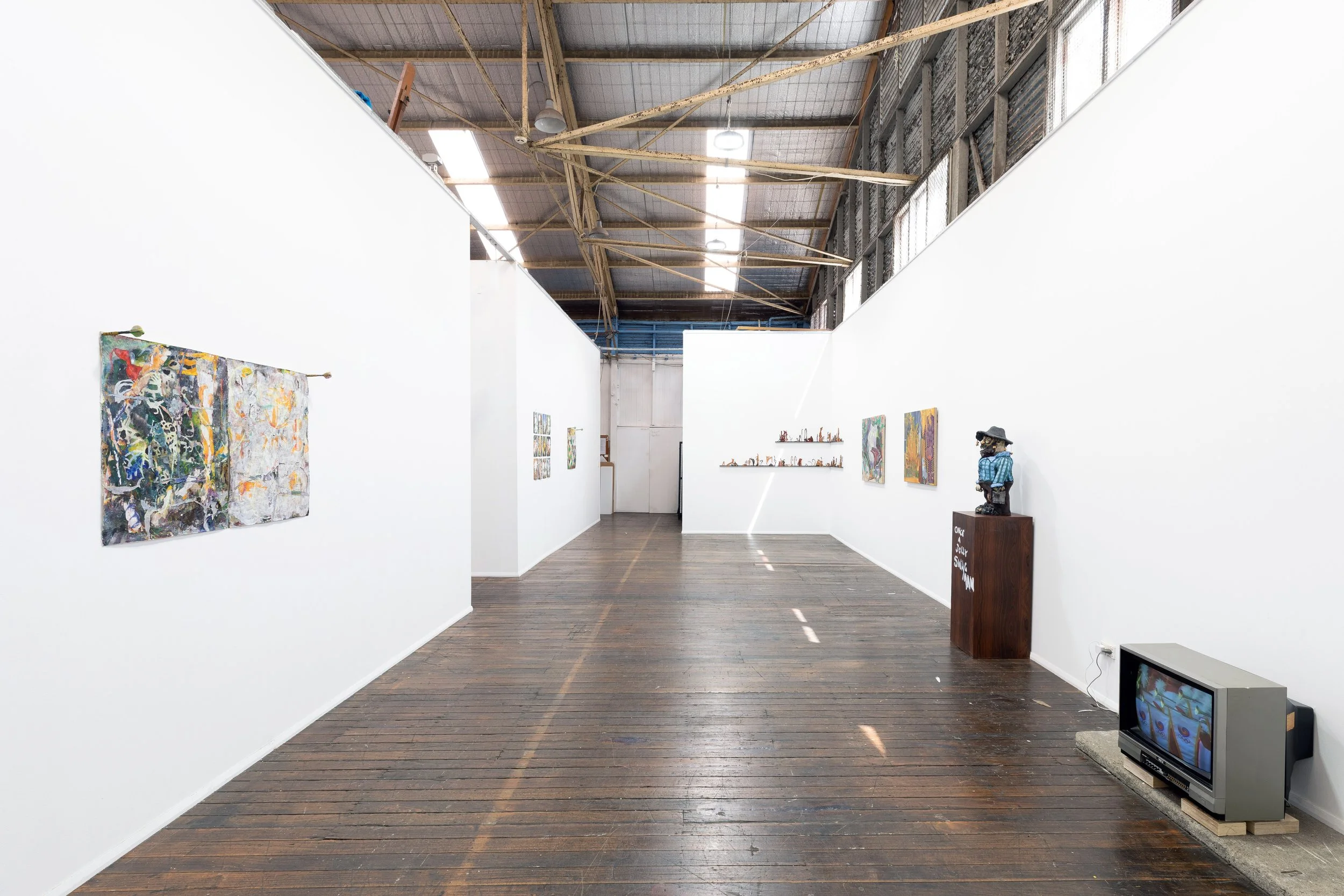 In The Morning There Were Birds Birds Birds, Upspace Gallery, 2025.

Lisa Myeong-Joo Keighery, Tia Madden, Billy Bain, Elaine Sui-Hui, Gabriel Curtin, Joel Arthur.

