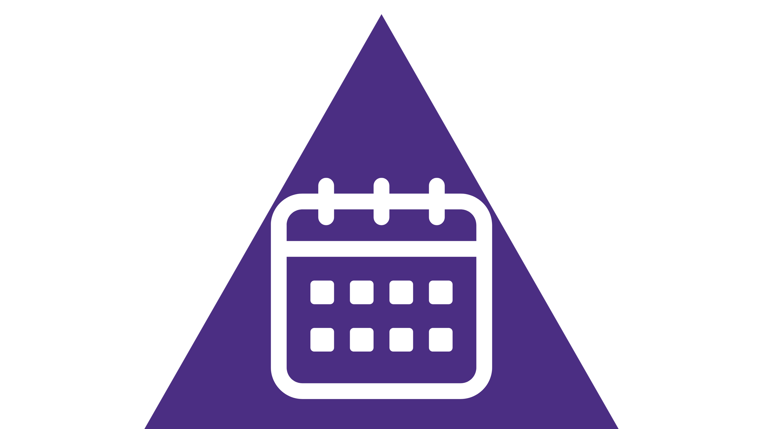 A graphic icon of a crate with a purple background and a white crate outline in the center.