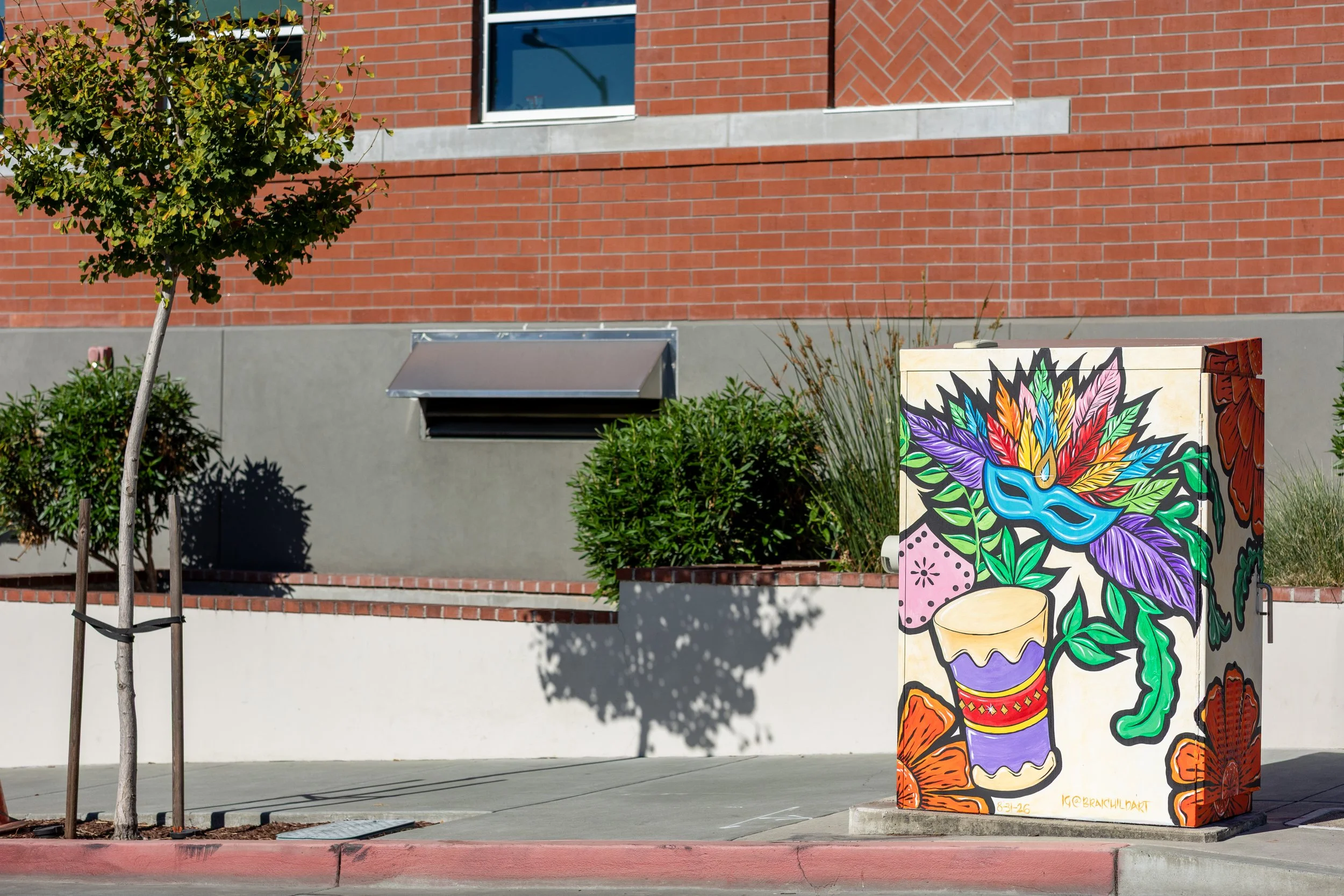 Street art in downtown San Rafael