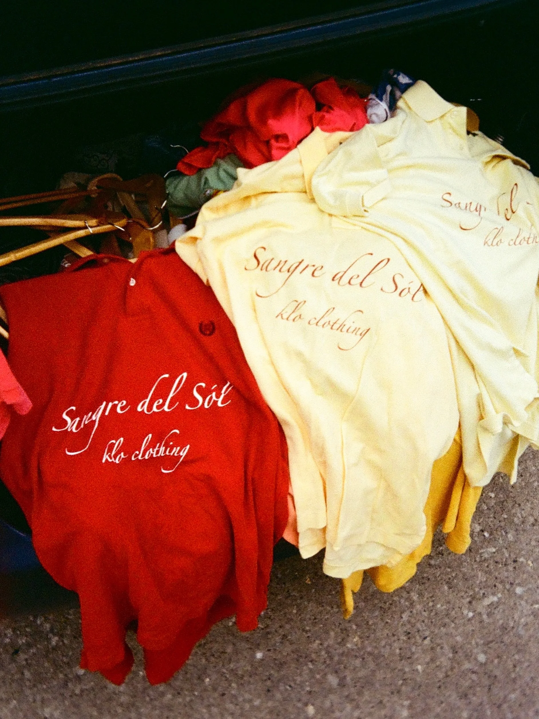 &ldquo;Sangre del S&oacute;l&rdquo; polos shot on film 🎞️🌞

ONE WEEK AWAY!

All polos &amp; dress shirts will be available August 30th at @psa.chicago ❤️&zwj;🔥