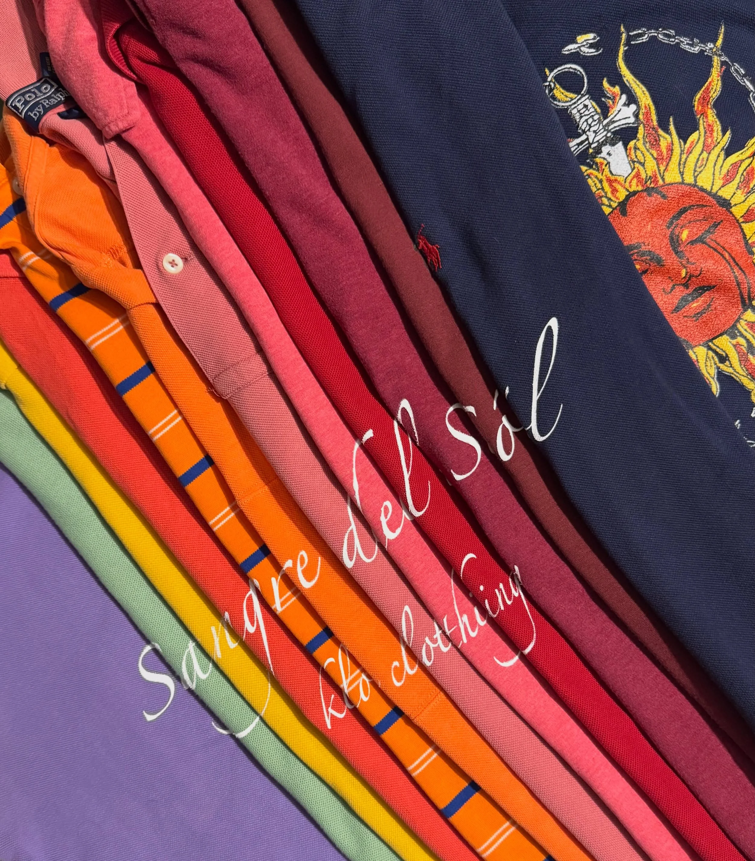 &ldquo;Sangre Del S&oacute;l&rdquo; Collection dropping August 30th 🌞

All up-cycled pieces, each individually unique 🎨

#mexicanbrand #polo #ralphlaurenpolo #vintage #summer