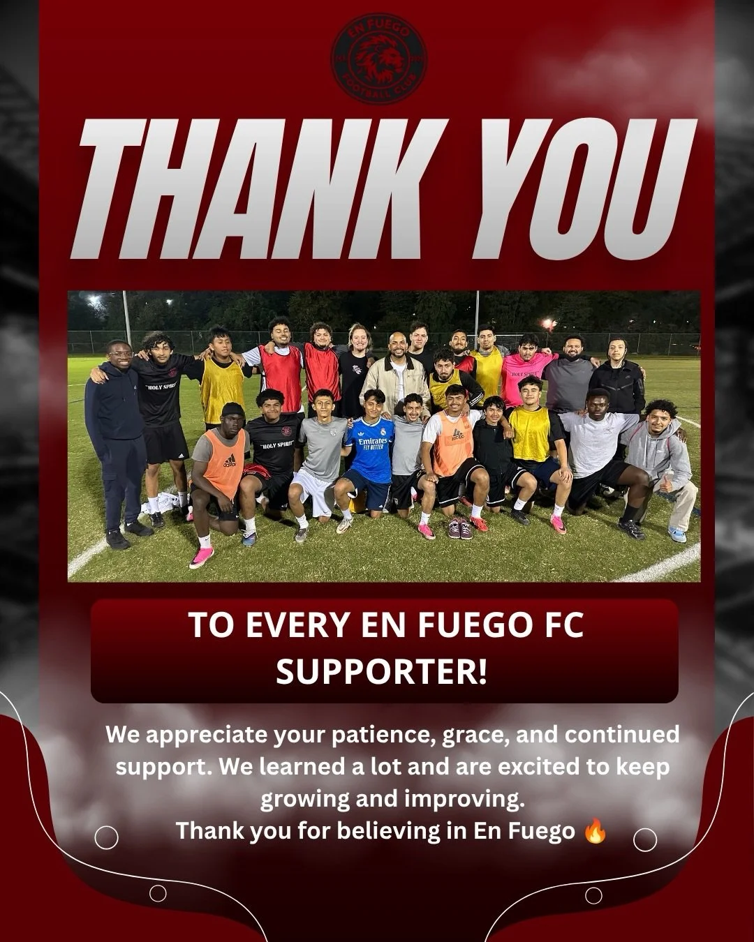 Thank you to everyone who supported our Pupusas En Fuego fundraiser yesterday! 

We appreciate your patience, grace, and continued support. We learned a lot and are excited to keep growing and improving.

Thank you for believing in En Fuego. 🔥