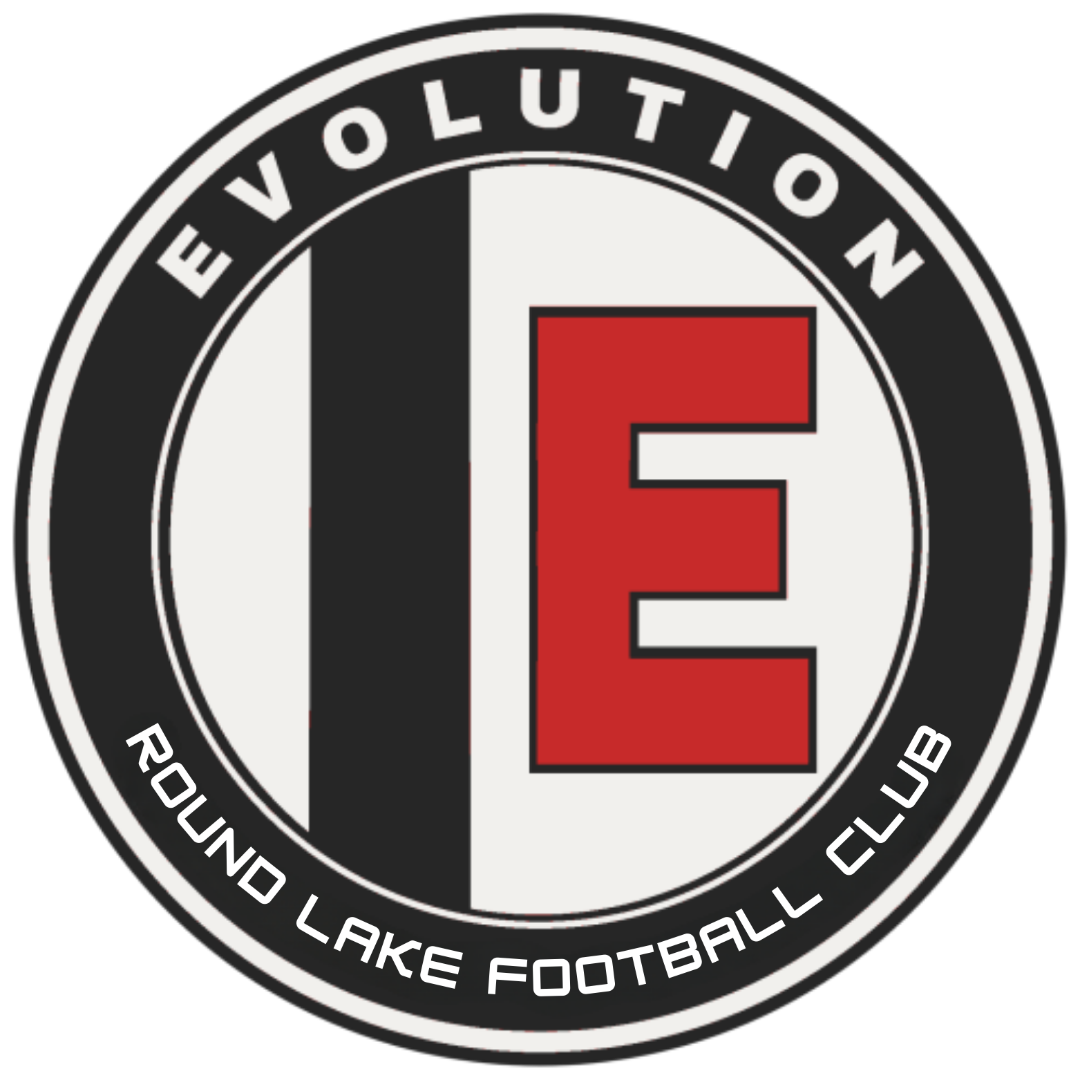 Round Lake Evolution FC crest