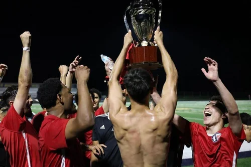 Round Lake Evolution FC Spring 2024 championship celebration