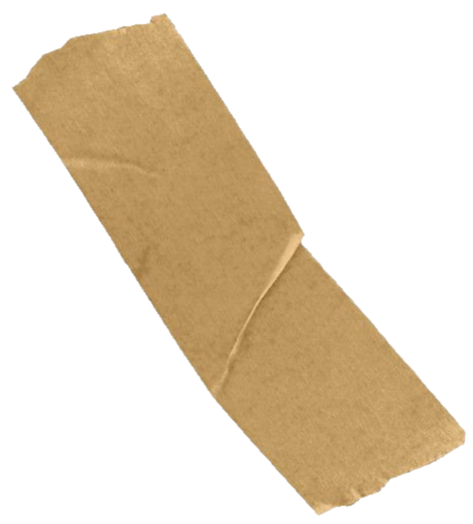 Close-up of a beige or light brown disposable cardboard knife.