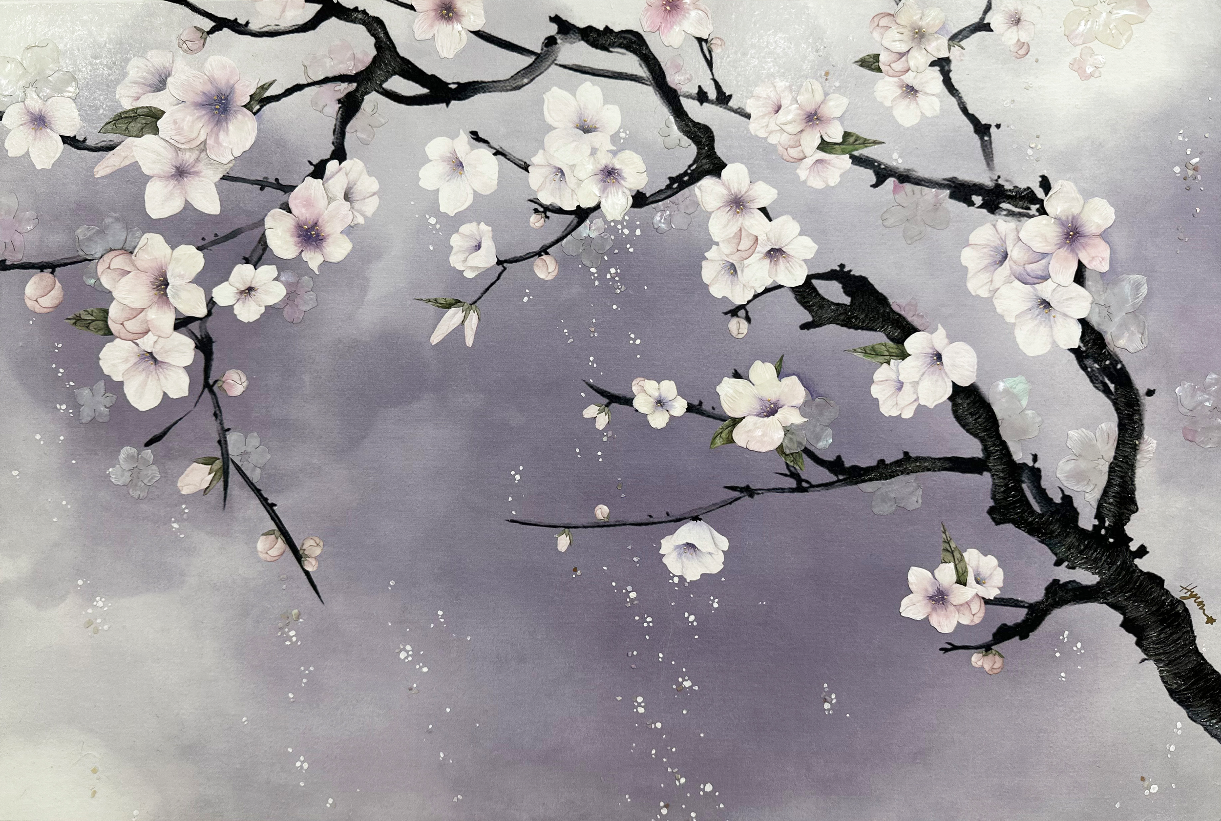That Spring, Quietly Aglow (600x400x40 / 2025)