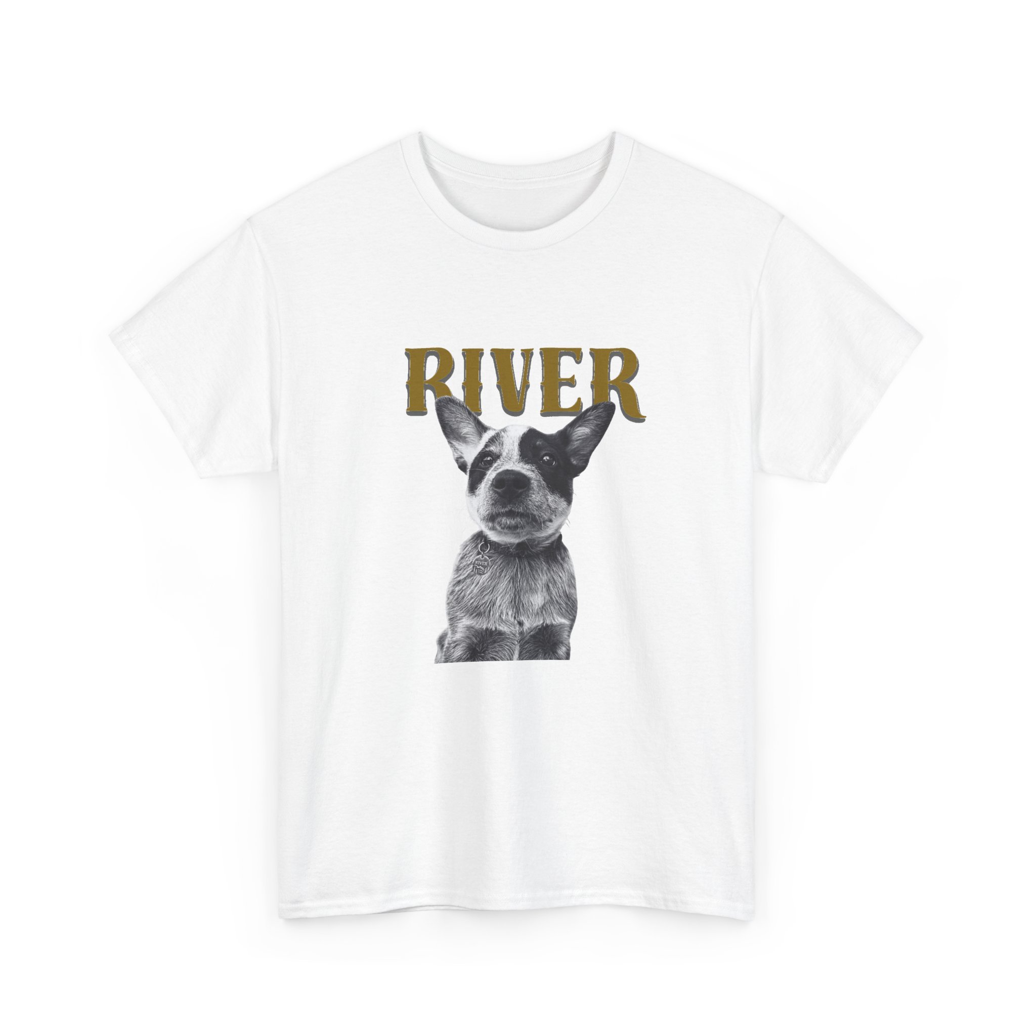 River T-Shirt - Black & White