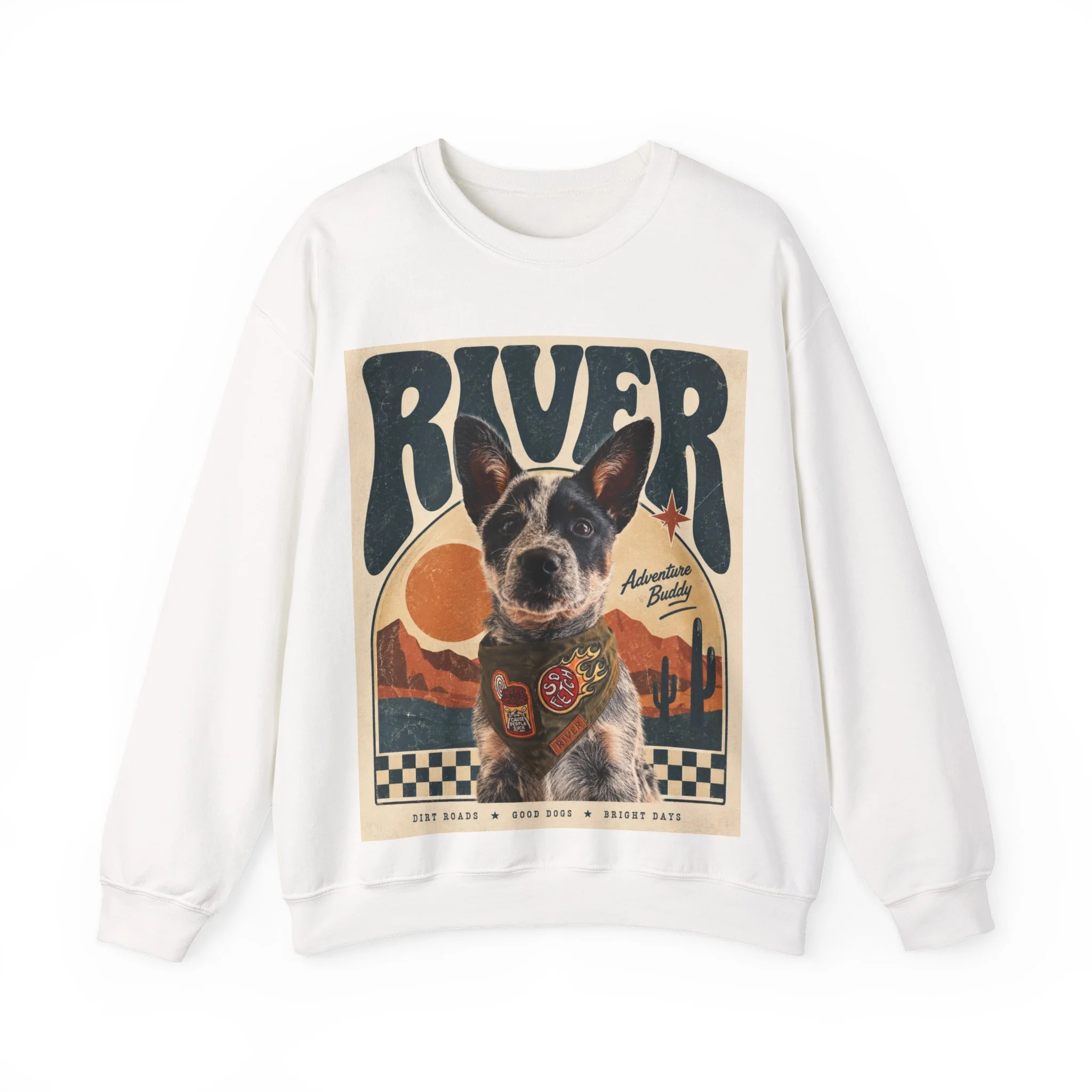 River Sweatshirt - Retro