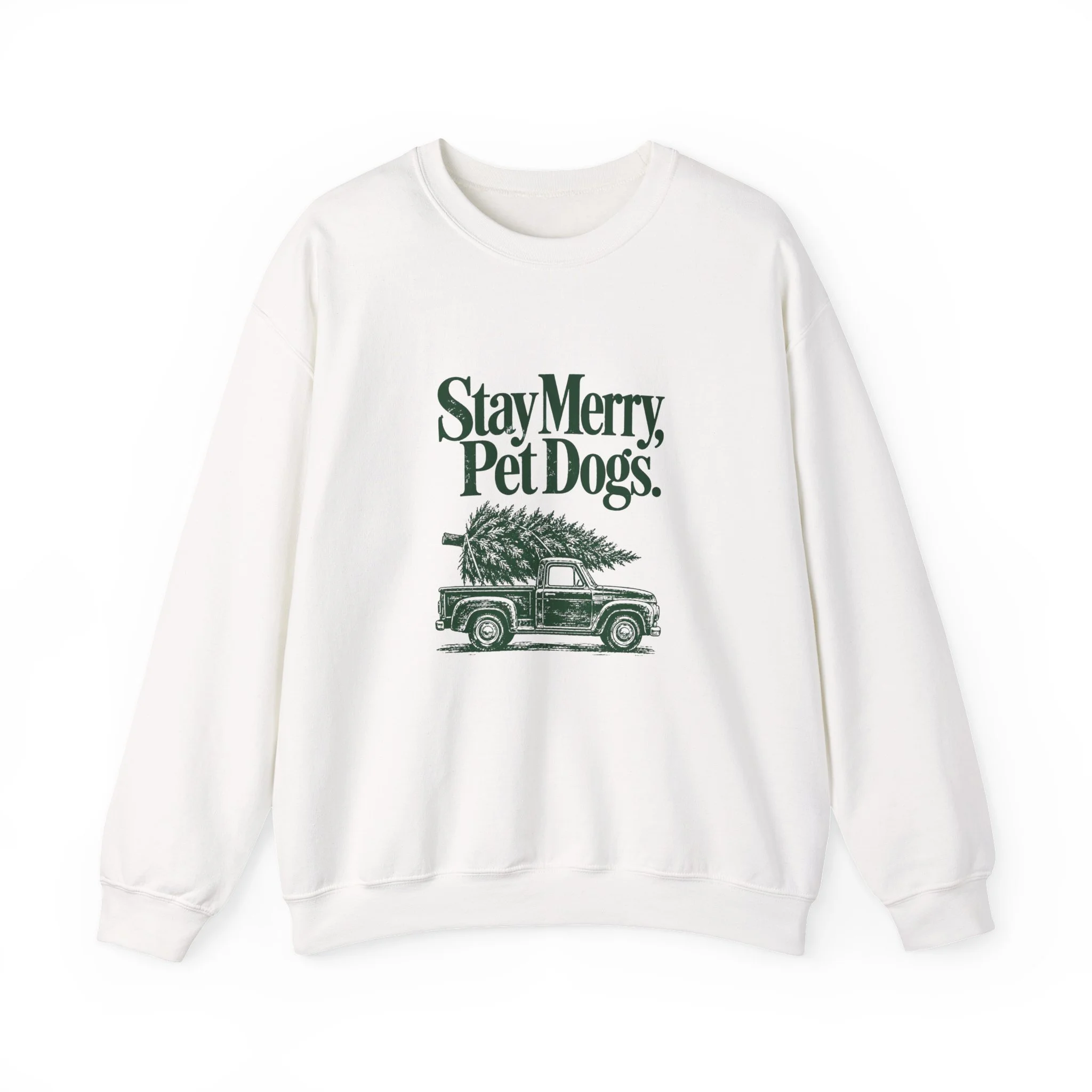 White Stay Merry Sweatshirt.png