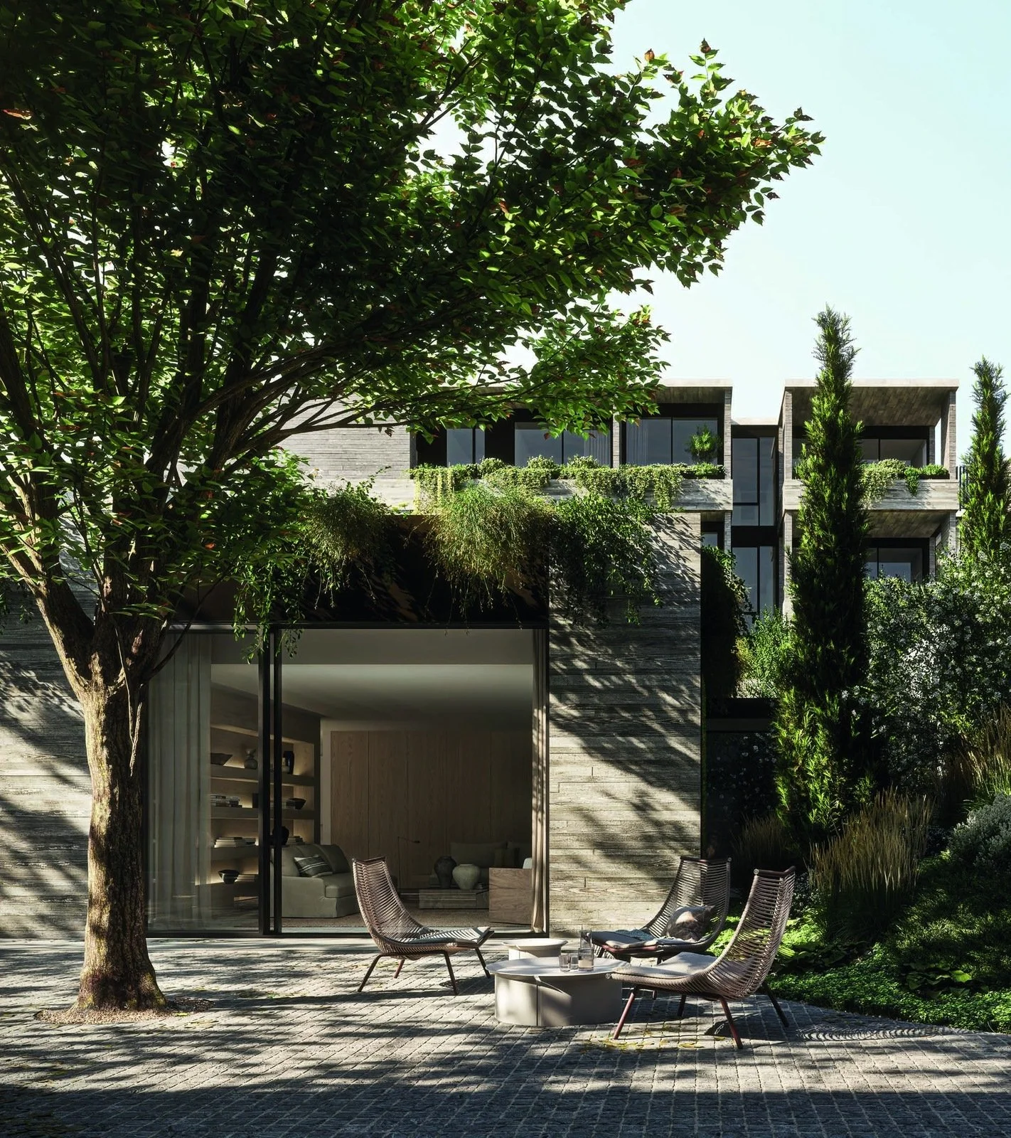 Piccolo House courtyard