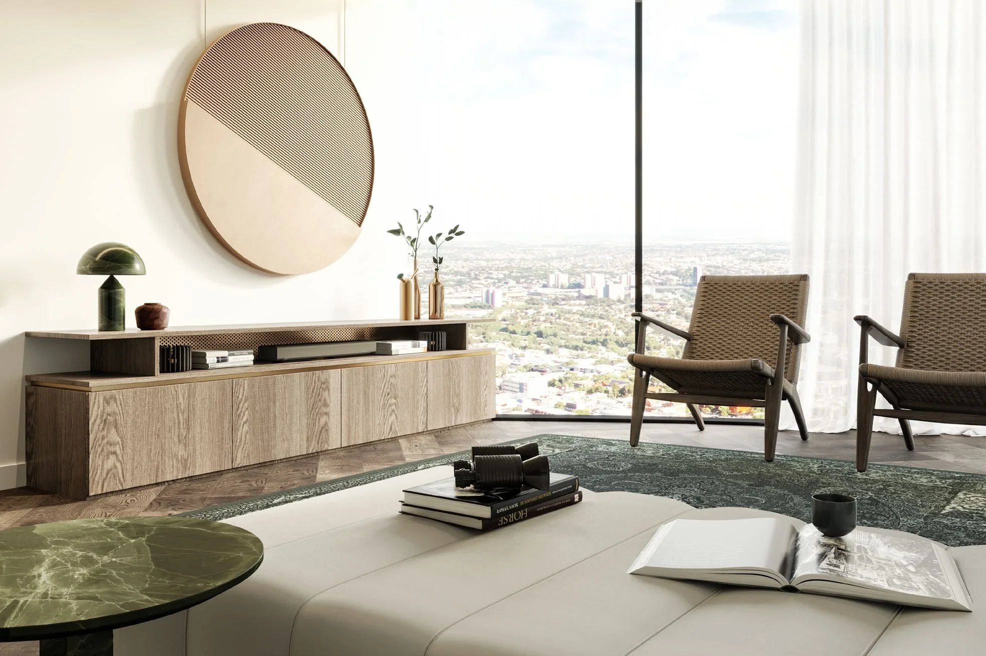 UNO Melbourne penthouse living room