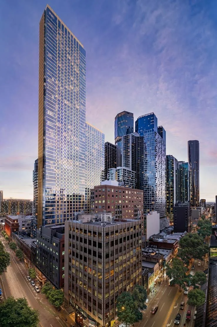 640 Bourke tower dusk